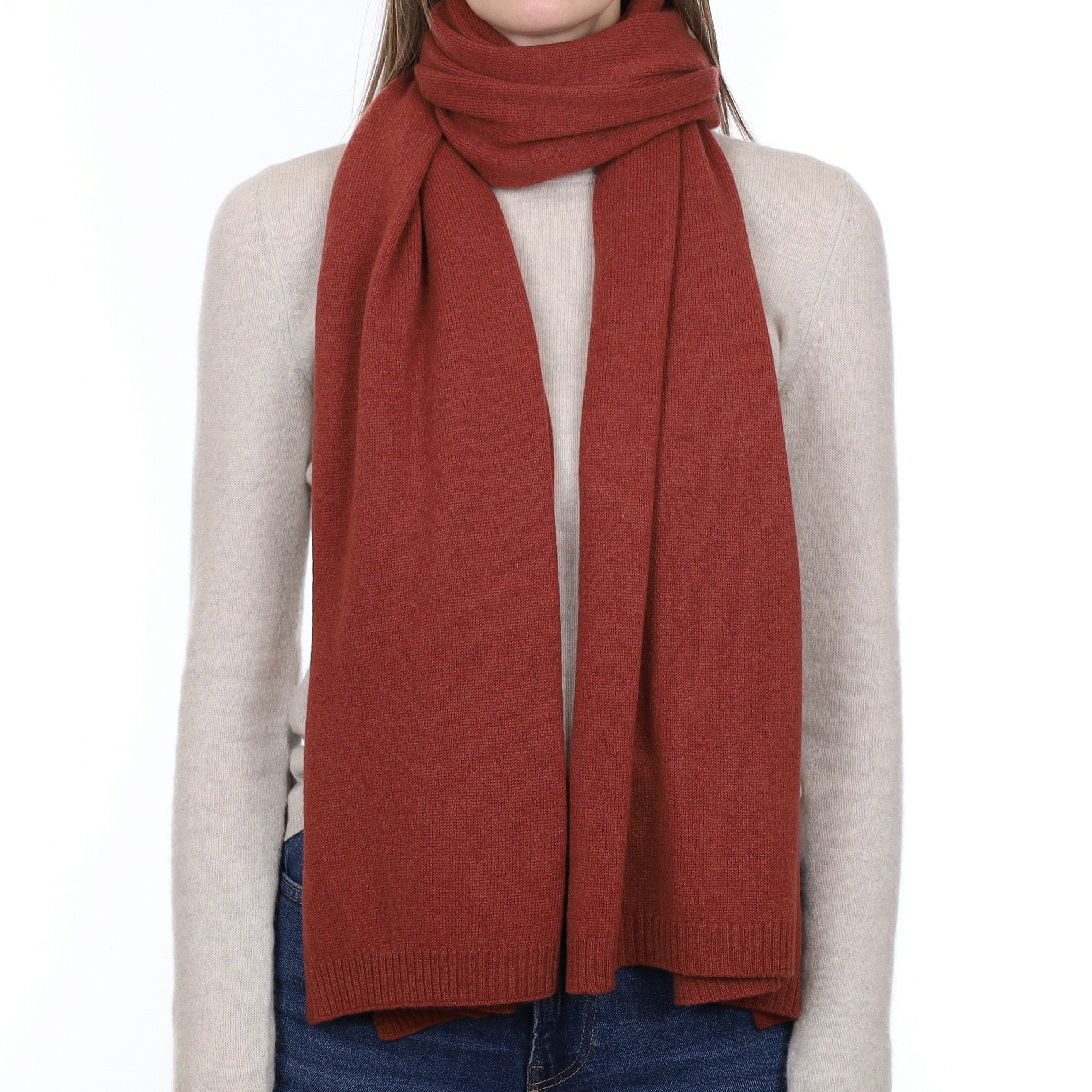 Brand New Paprika Recycled Cashmere Wrap