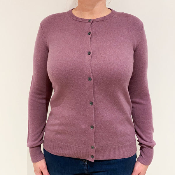 Heather Cashmere Cardigan Large