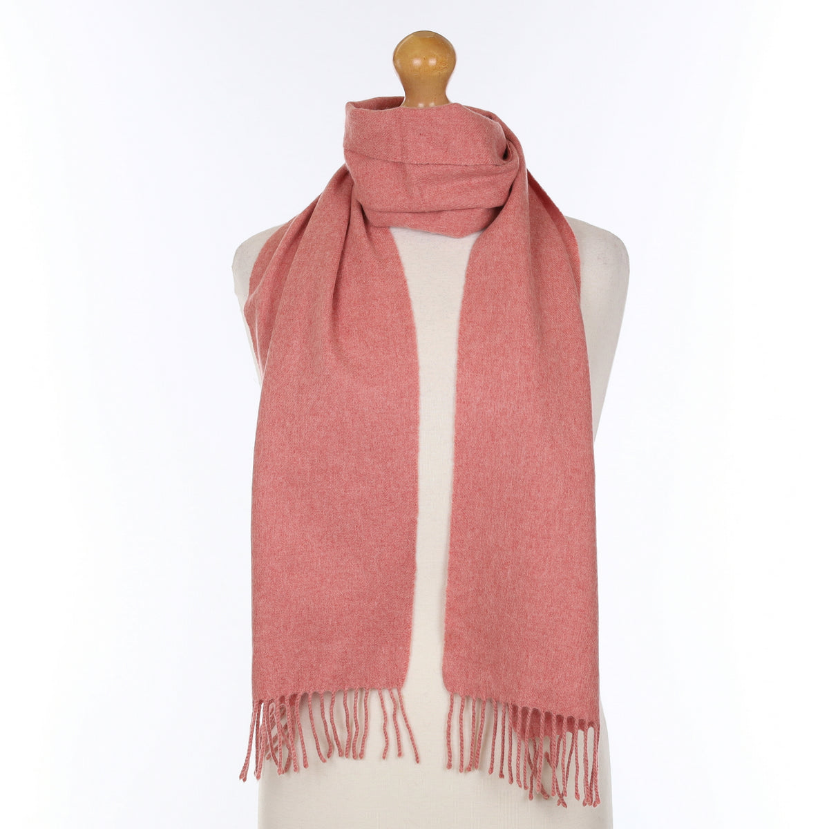 Rouge Pink Cashmere Woven Scarf