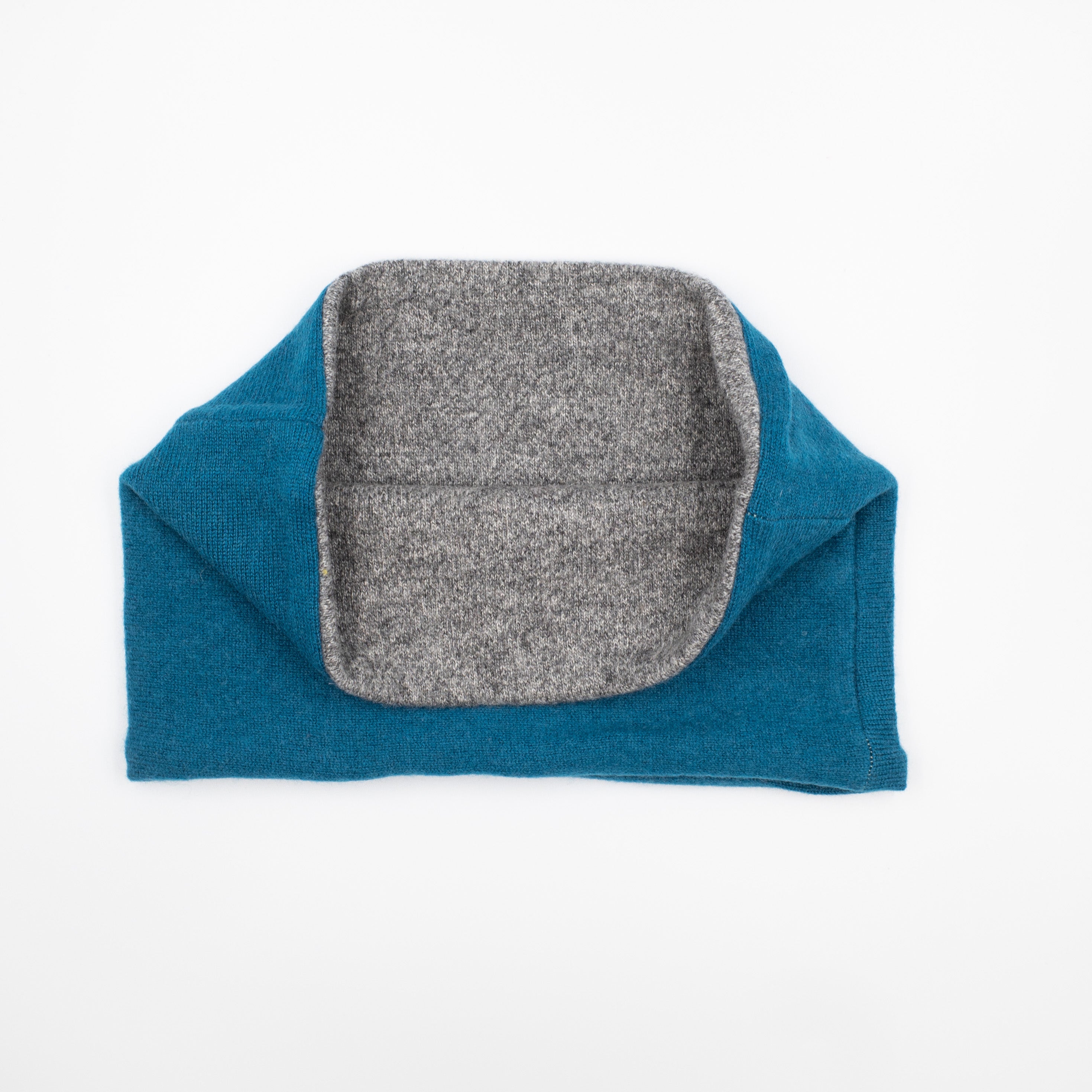 Men’s Teal Green and Grey Neck Warmer