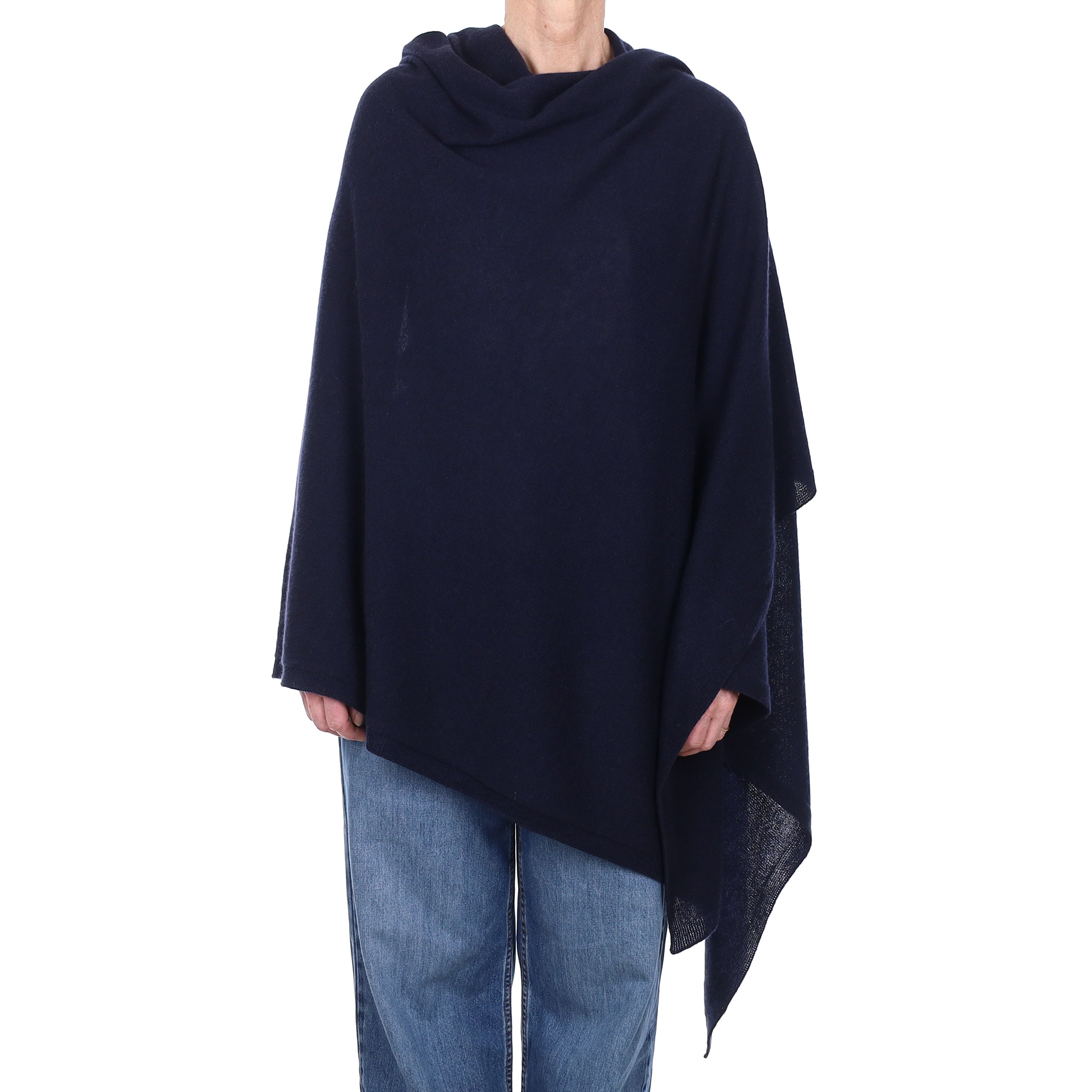 Brand New Scottish Navy Cashmere Wrap Extra Large