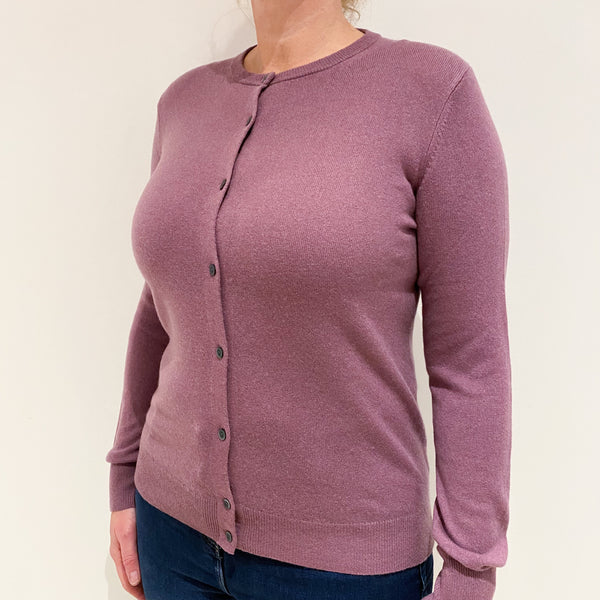 Heather Cashmere Cardigan Large