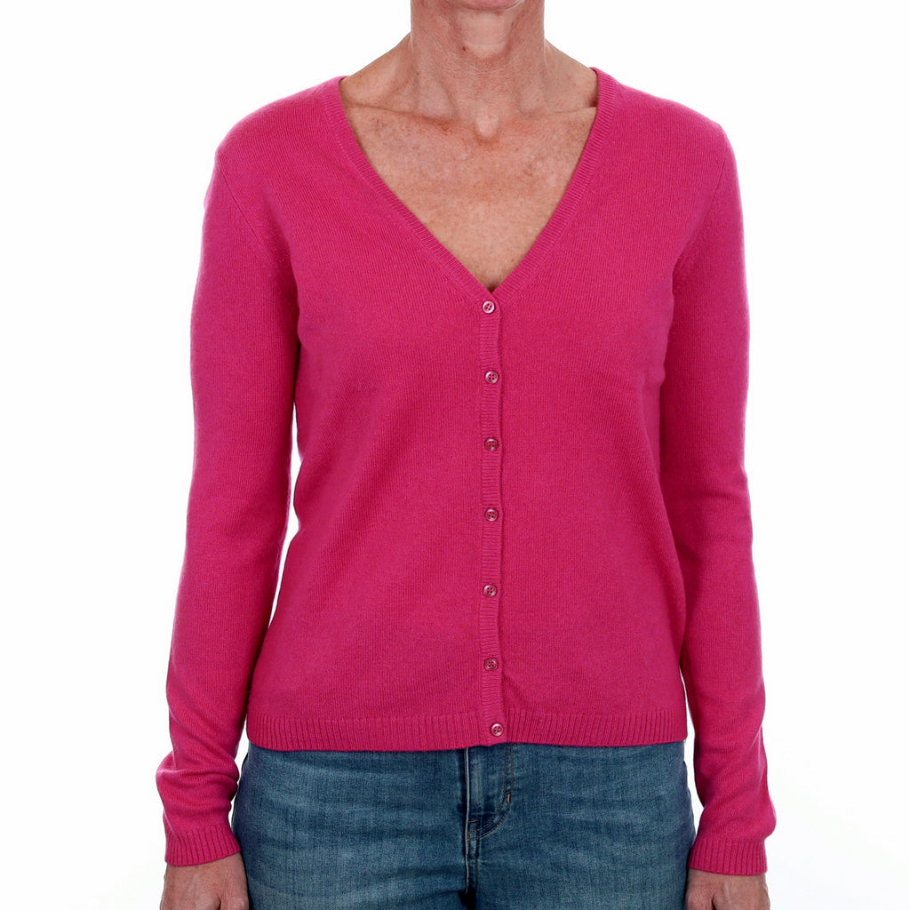 Rose PinknCashmere Cardigan Small