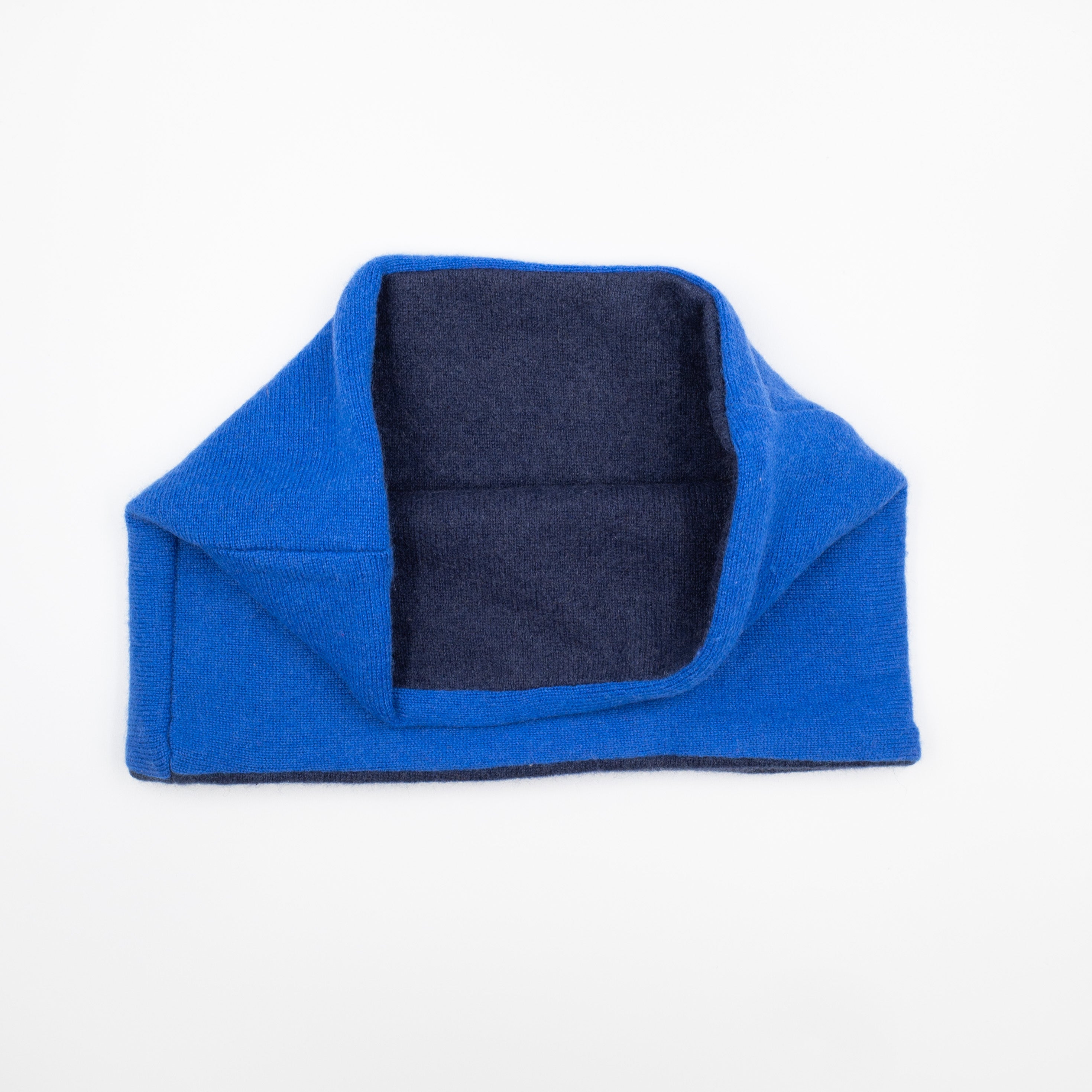 Men’s Azure Blue and French Navy Neck Warmer
