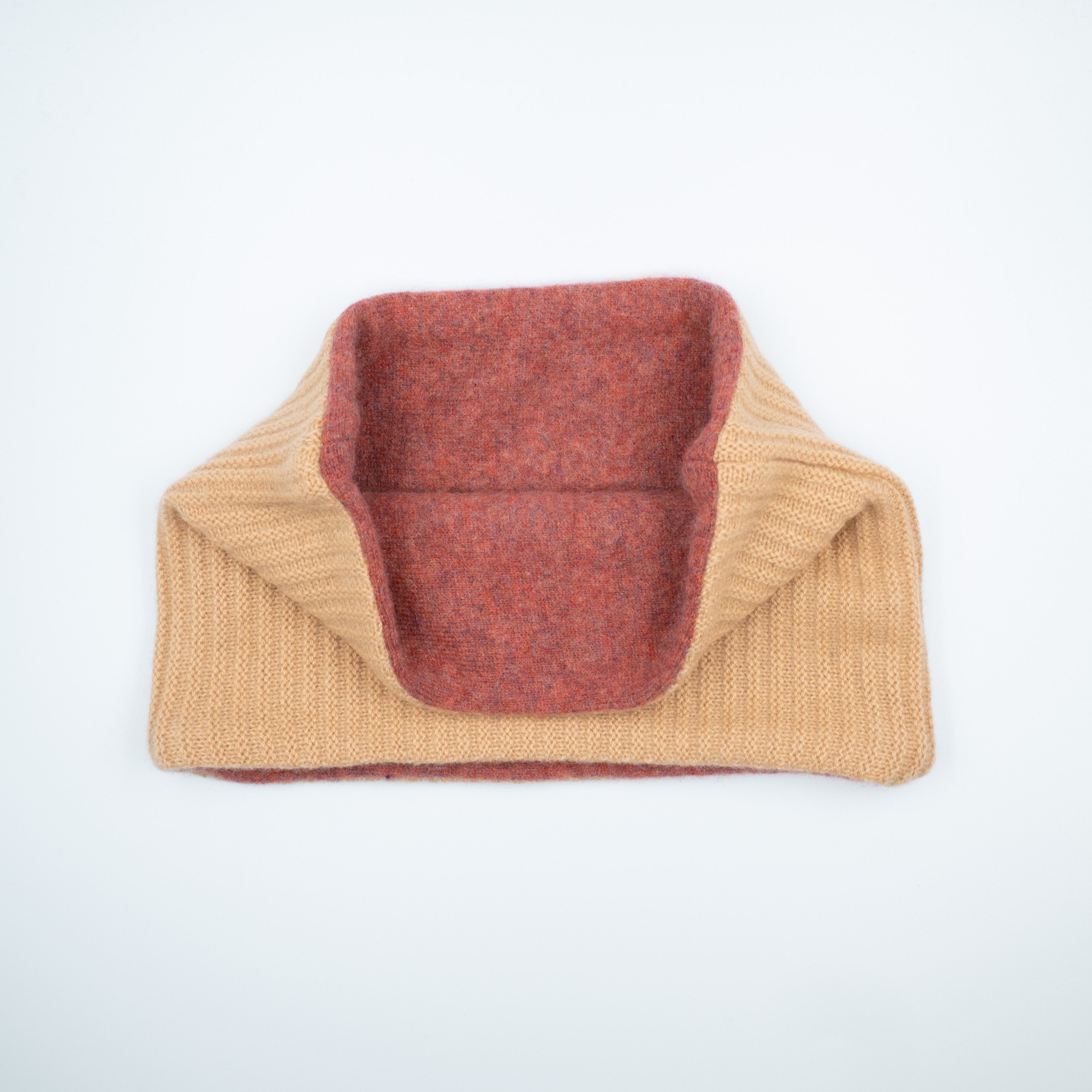 Butterscotch and Terracotta Neck Warmer