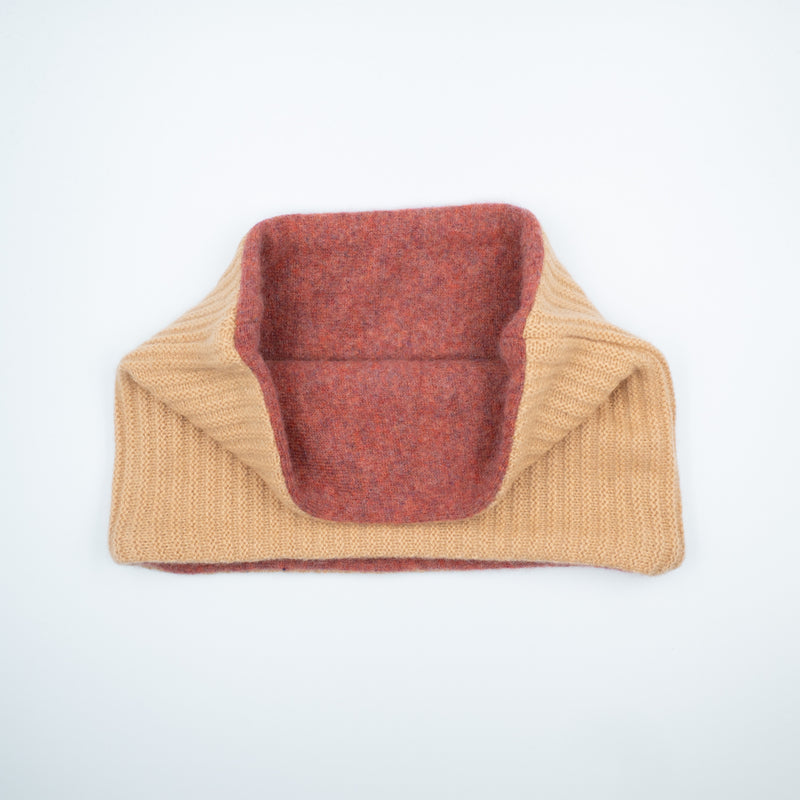 Butterscotch and Terracotta Neck Warmer