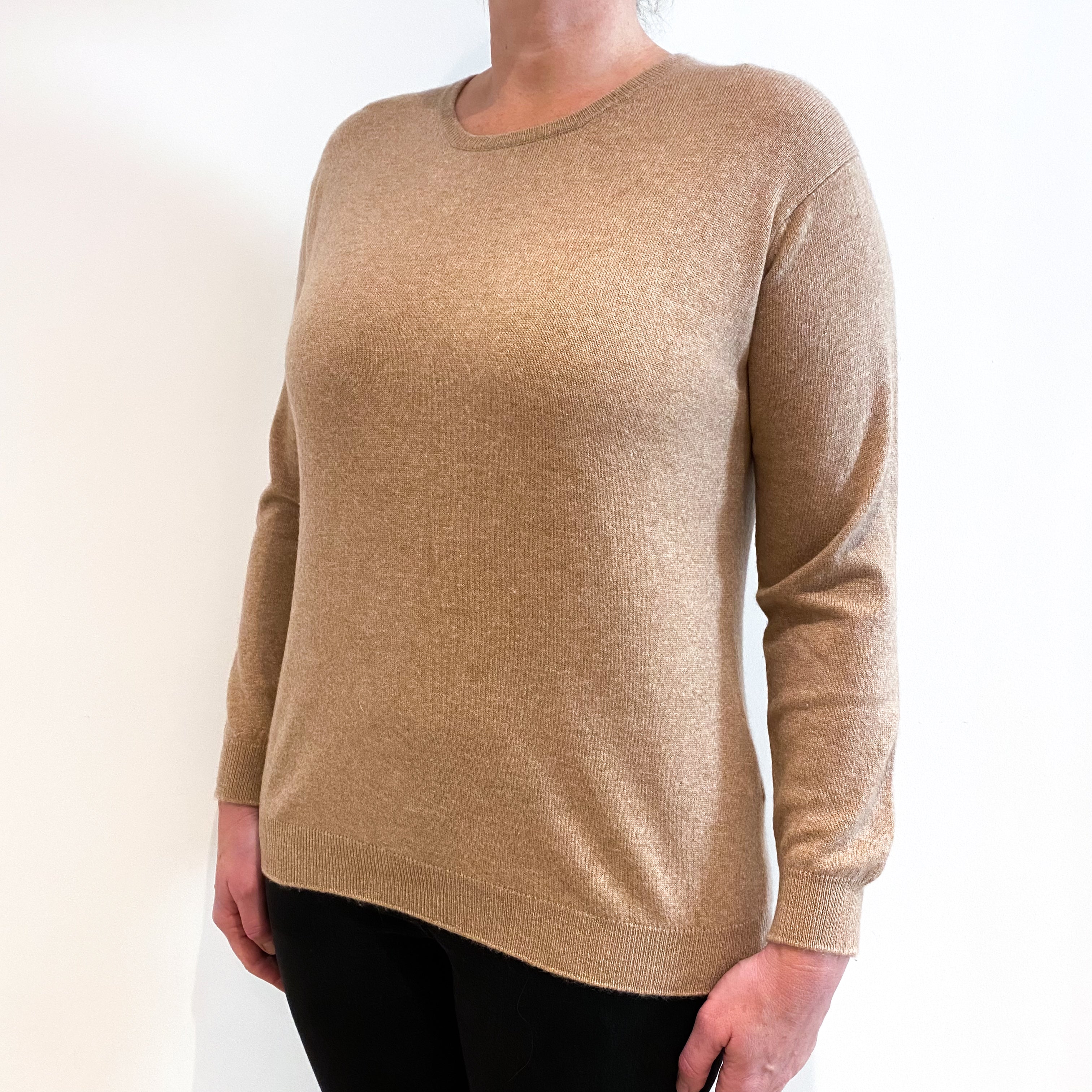 Fudge Cashmere Crew Neck Jumper Large