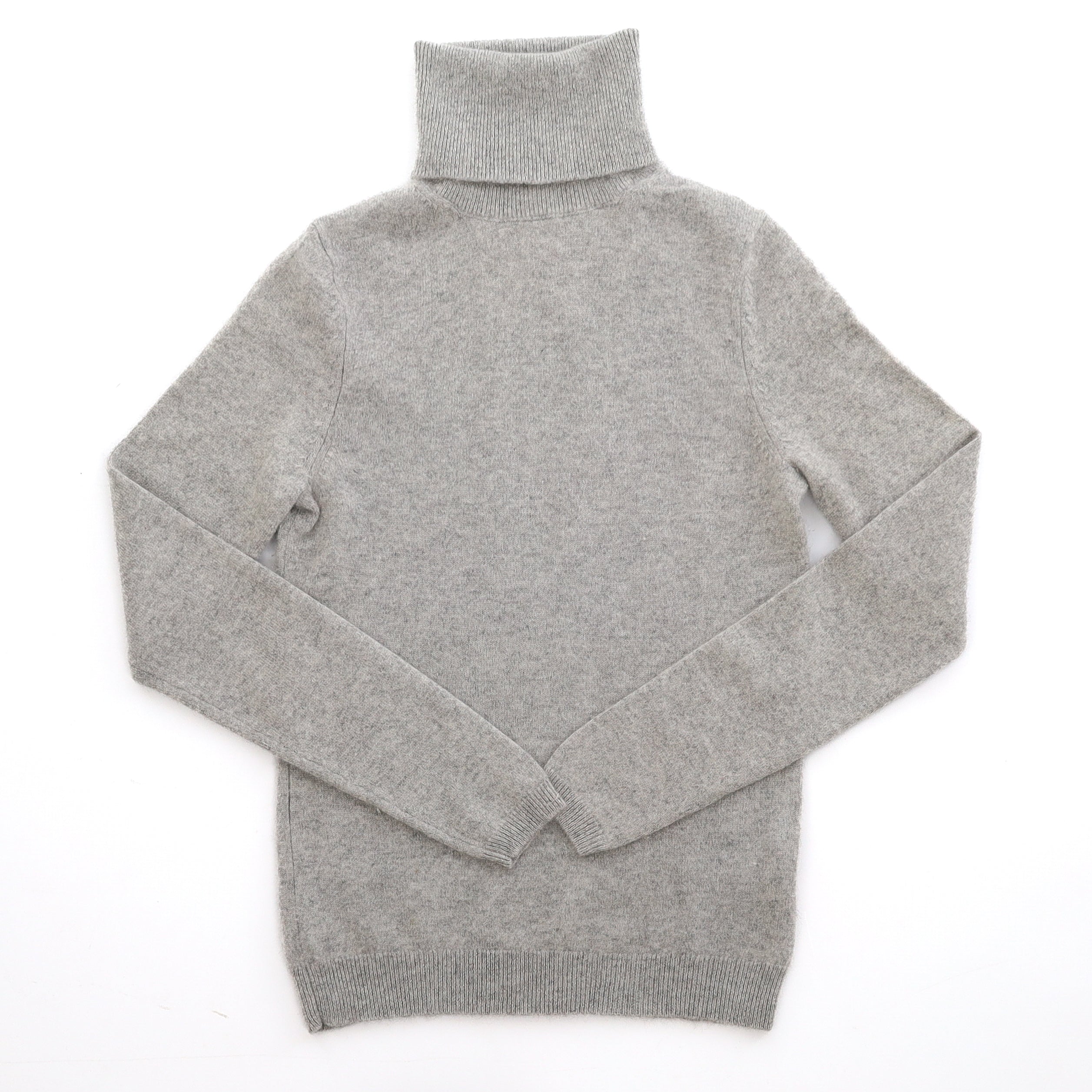 Children’s Smoke Grey Cashmere Polo Neck Age 12