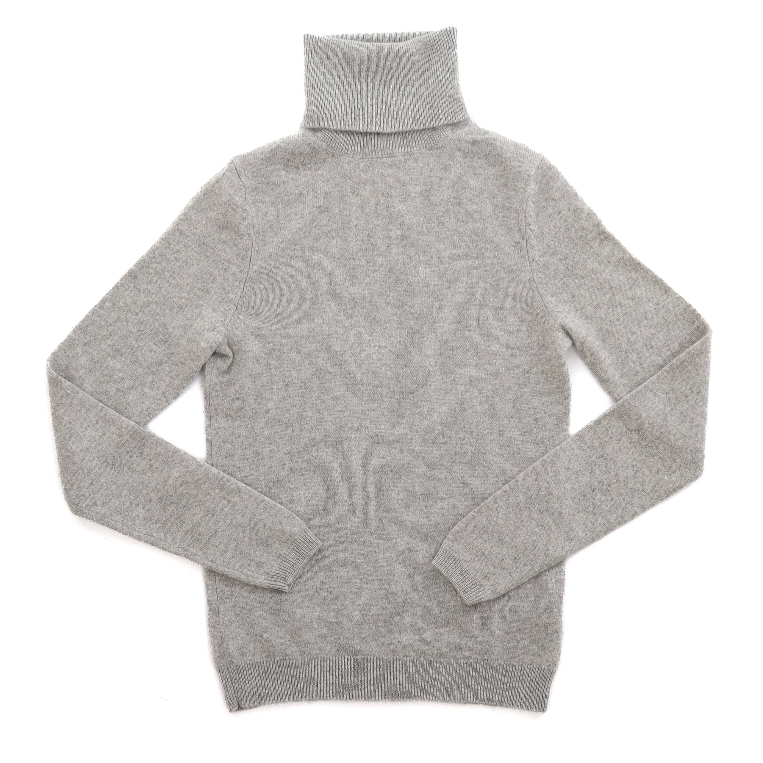 Children’s Smoke Grey Cashmere Polo Neck Age 12