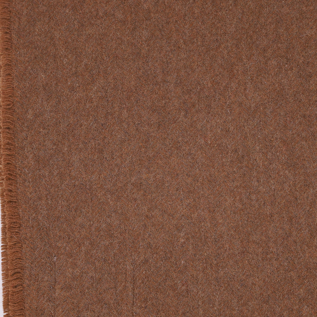 Brand New English Chestnut Brown Luxury Woven Cashmere Blanket