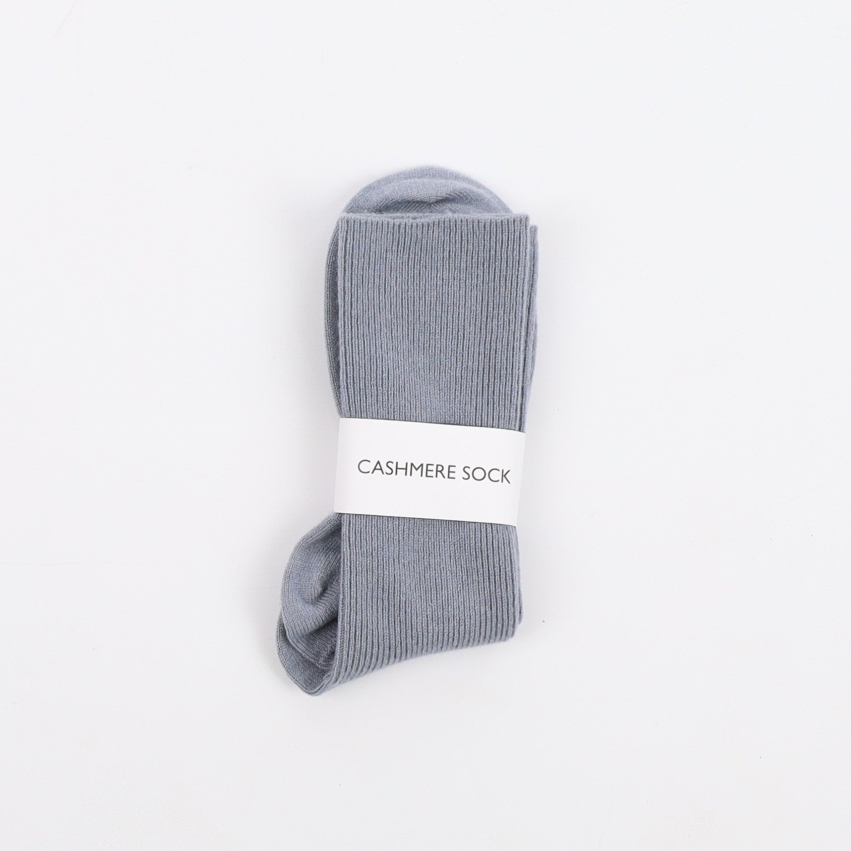 Brand New Scottish Steel Blue Ladies Cashmere Every Day Socks