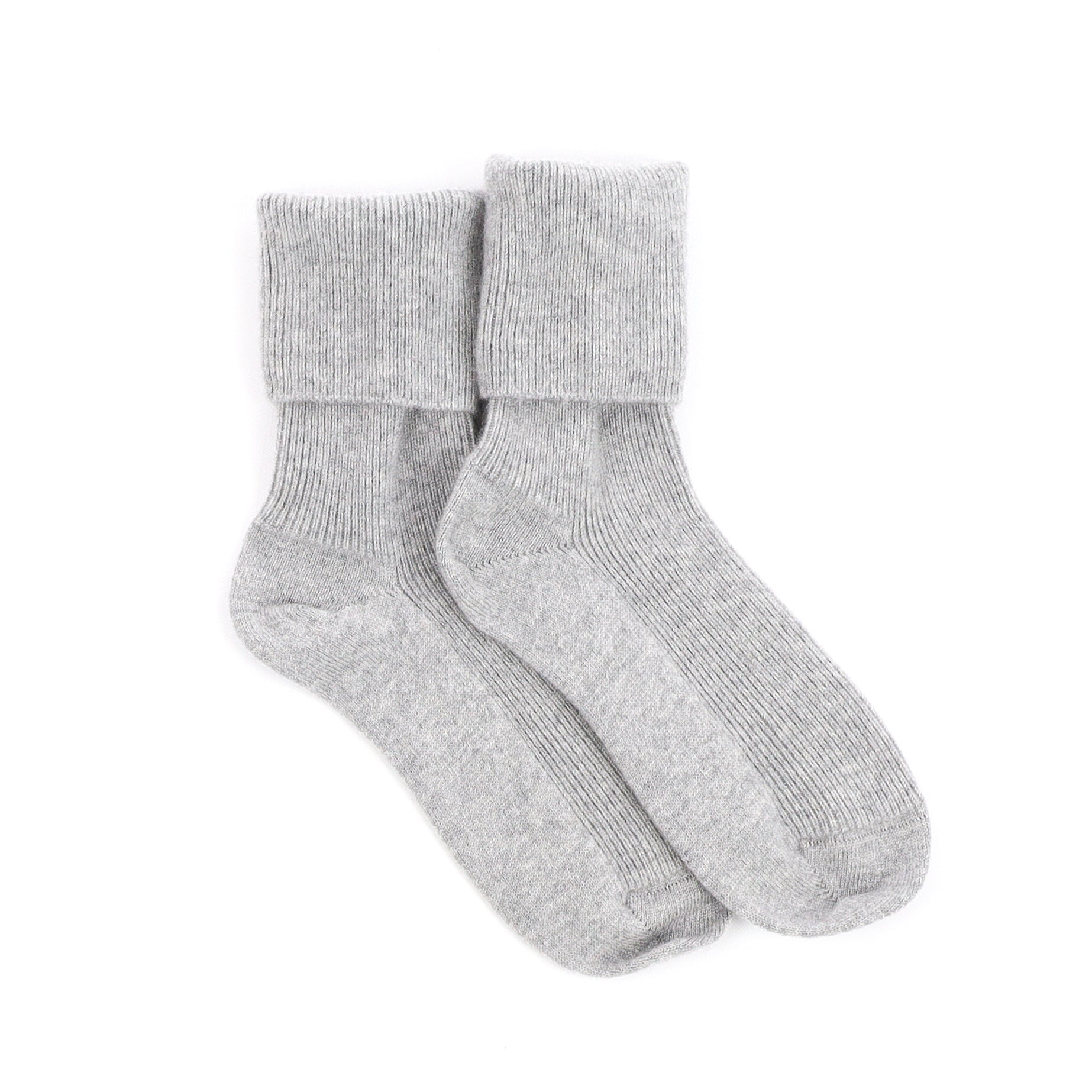 Brand New Scottish Smoke Grey Ladies Cashmere Every Day Socks