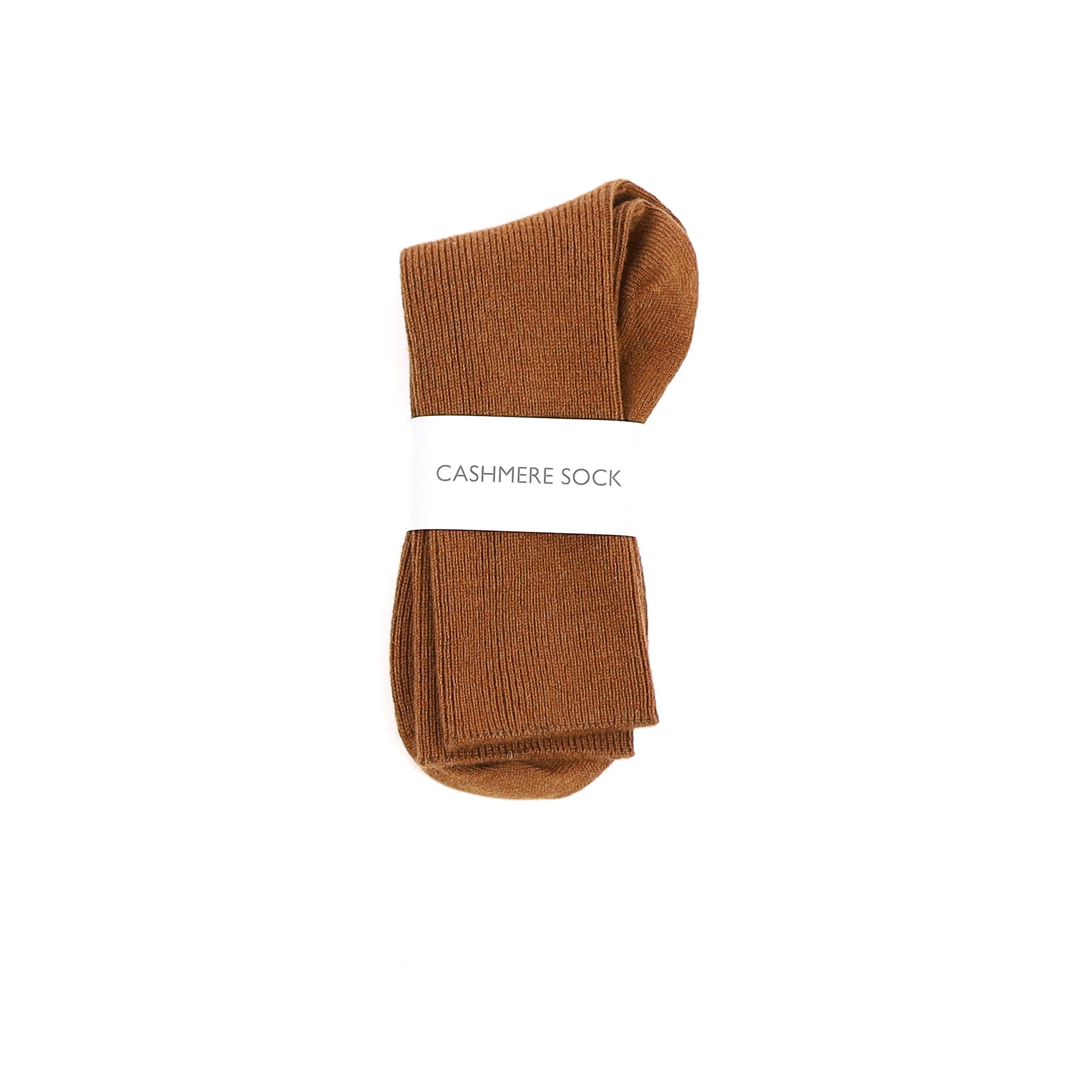 Brand New Scottish Cinnamon Brown Ladies Cashmere Every Day Socks