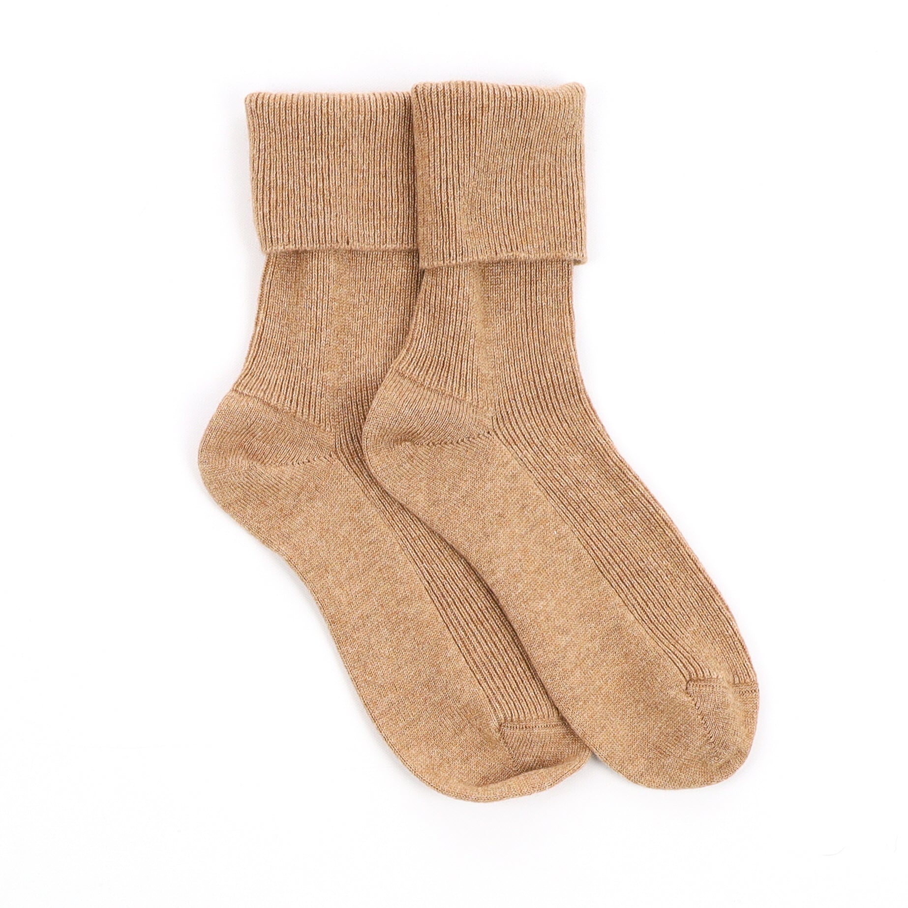Brand New Scottish Butterscotch Ladies Cashmere Every Day Socks