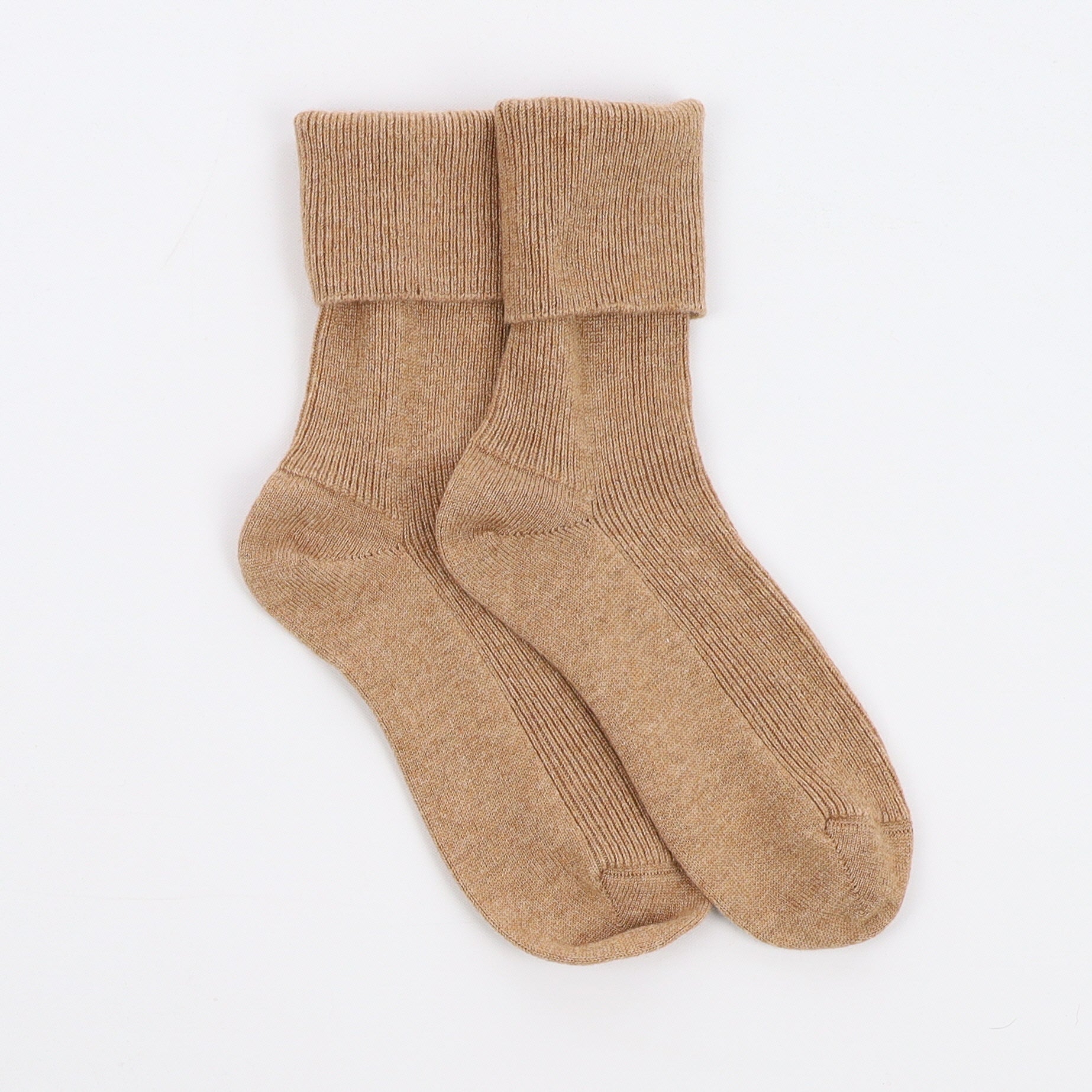 Brand New Scottish Butterscotch Ladies Cashmere Every Day Socks