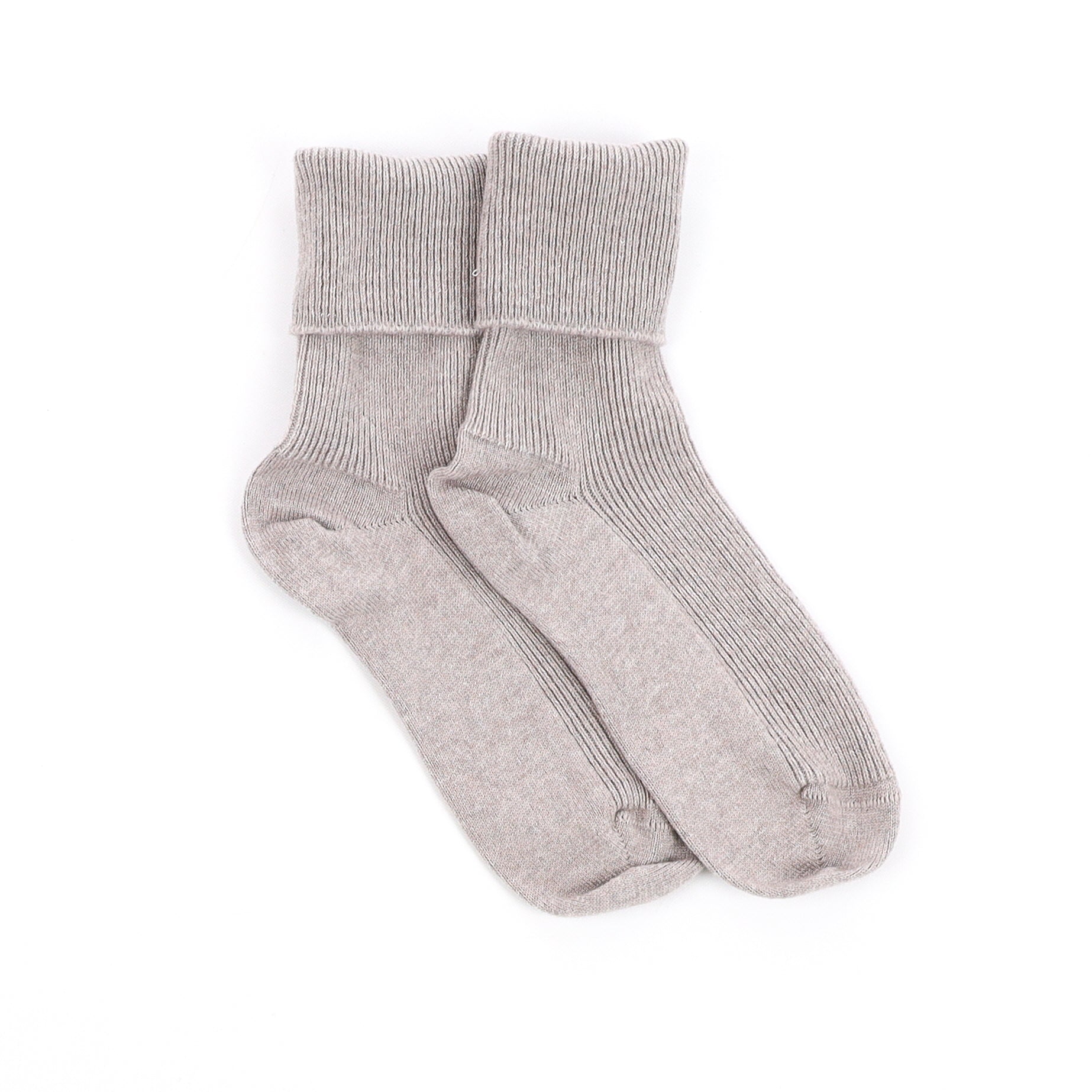 Brand New Scottish Mink Brown Ladies Cashmere Every Day Socks