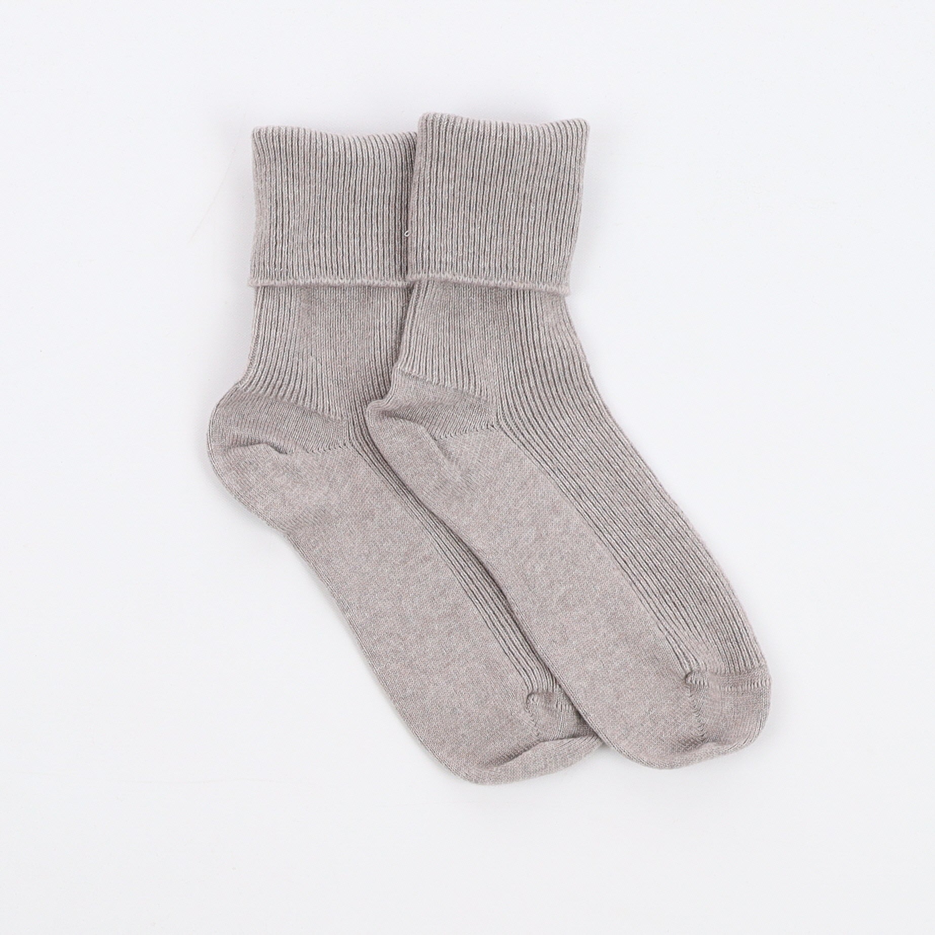 Brand New Scottish Mink Brown Ladies Cashmere Every Day Socks