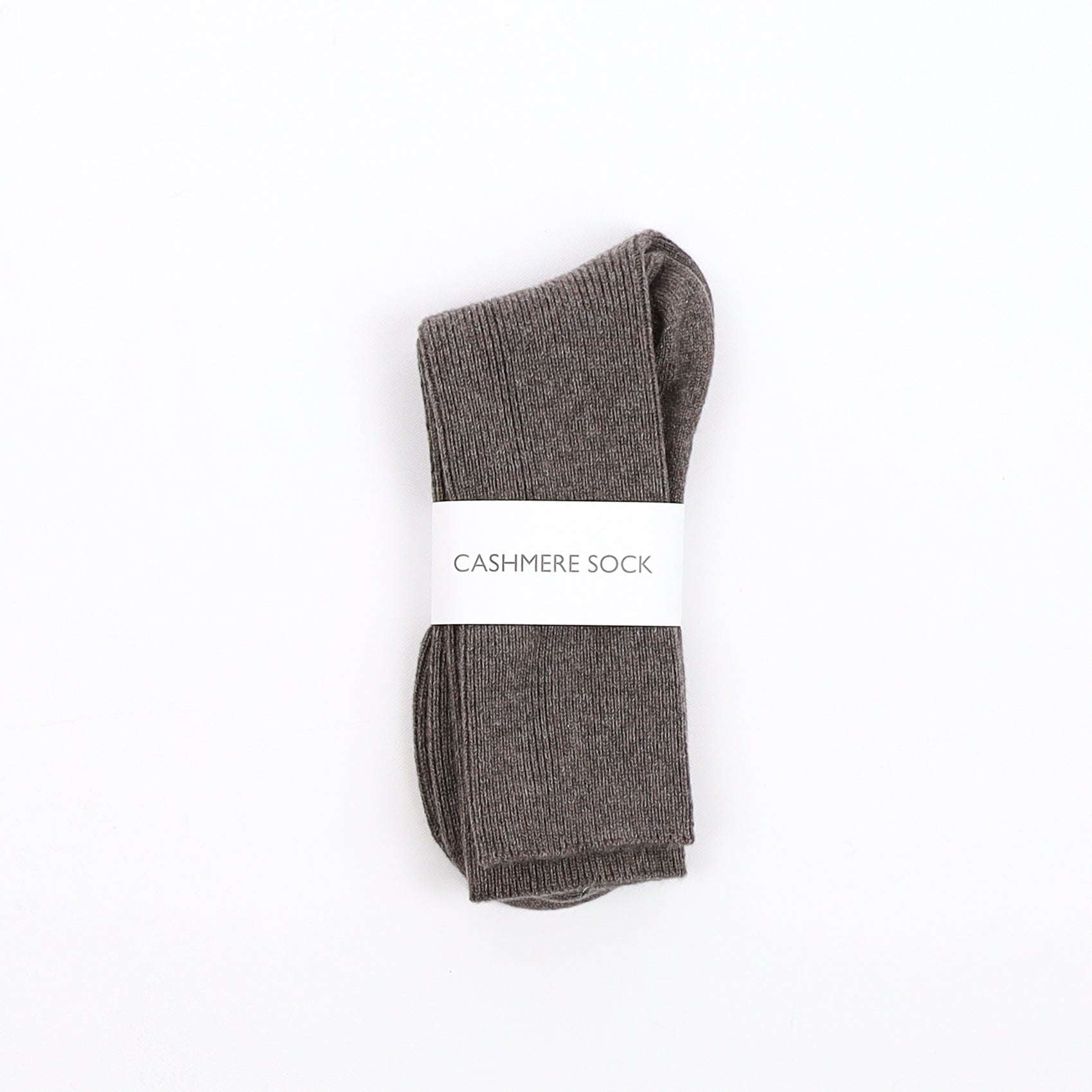 Brand New Scottish Muted Brown Ladies Cashmere Every Day Socks