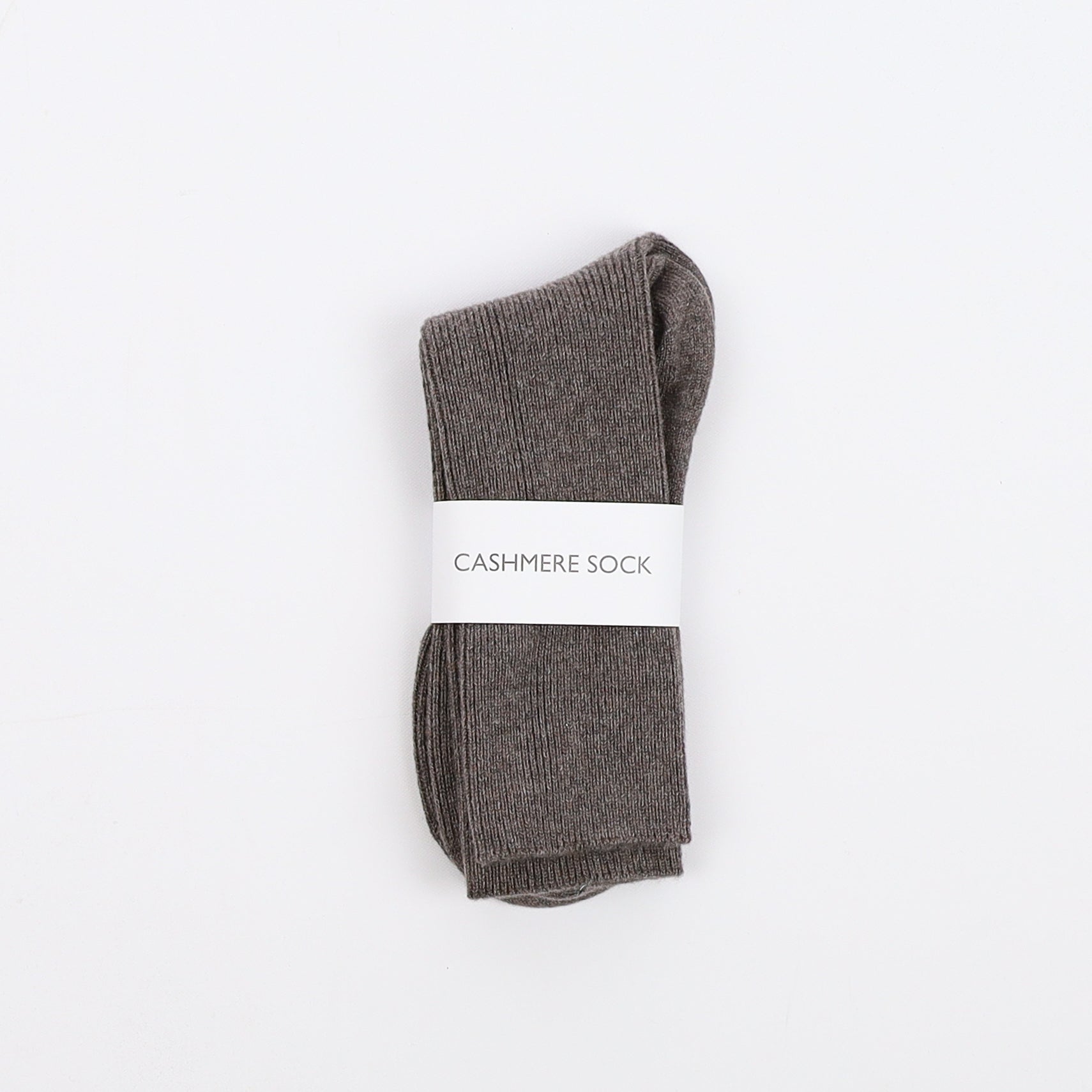 Brand New Scottish Muted Brown Ladies Cashmere Every Day Socks