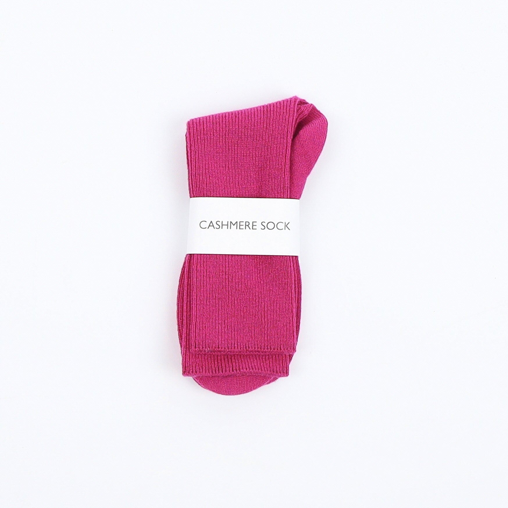 Brand New Scottish Cherry Pink Ladies Cashmere Every Day Socks