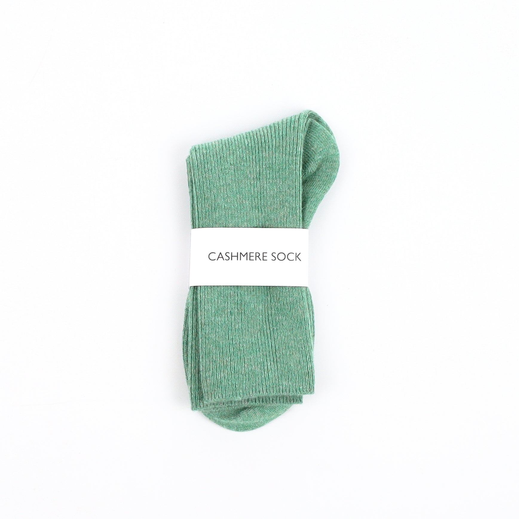 Brand New Scottish Apple Green Ladies Cashmere Every Day Socks