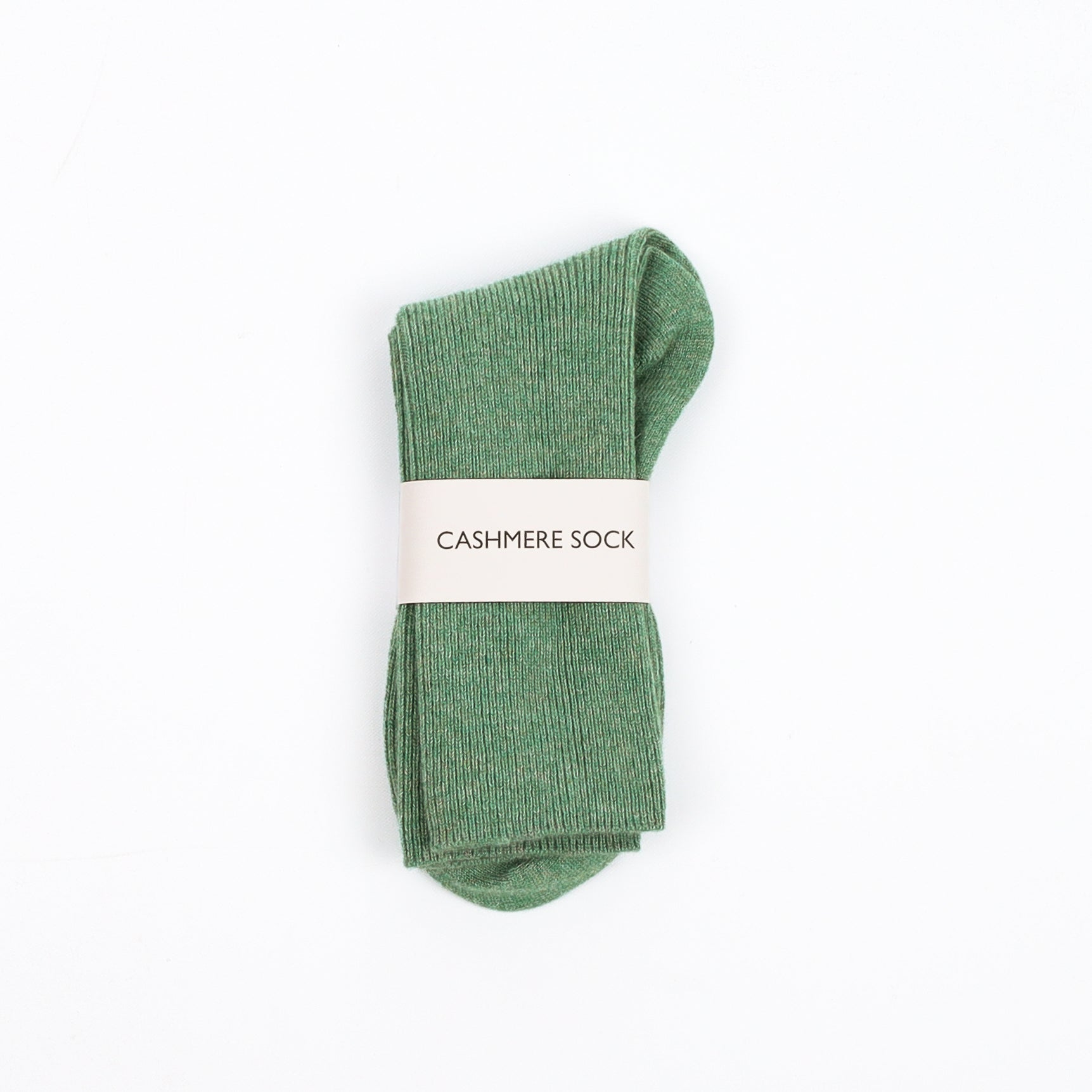 Brand New Scottish Apple Green Ladies Cashmere Every Day Socks