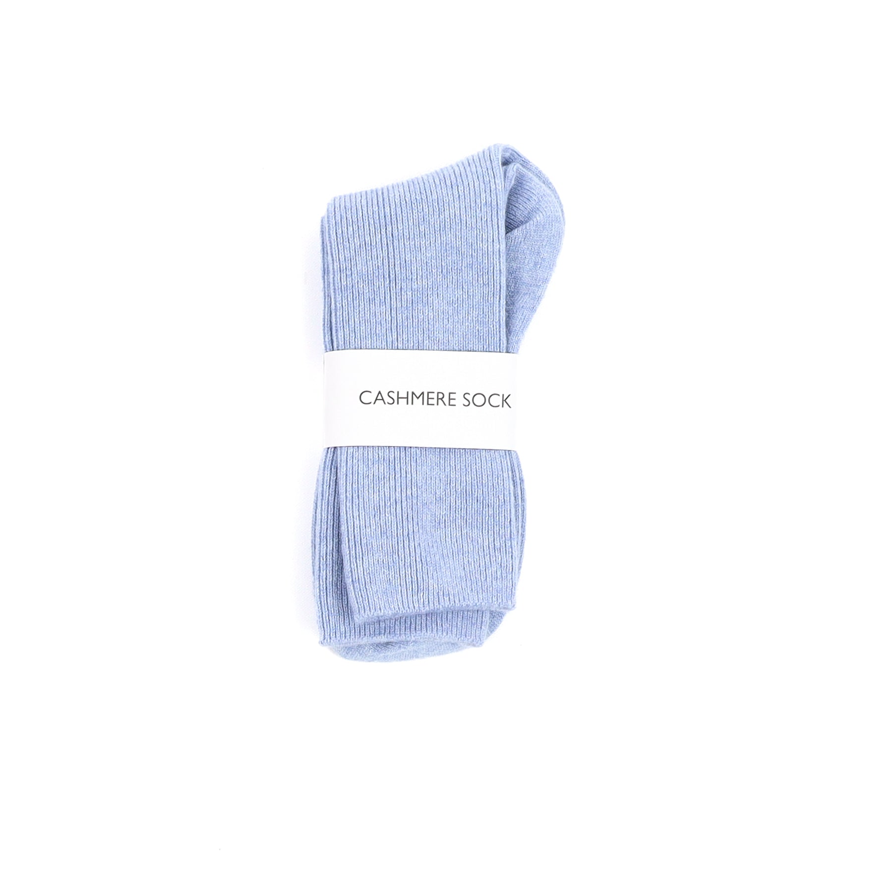 Brand New Scottish Sky Blue Ladies Cashmere Every Day Socks
