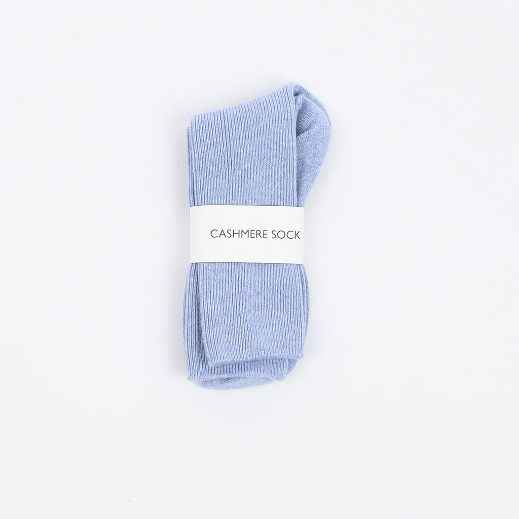 Brand New Scottish Sky Blue Ladies Cashmere Every Day Socks