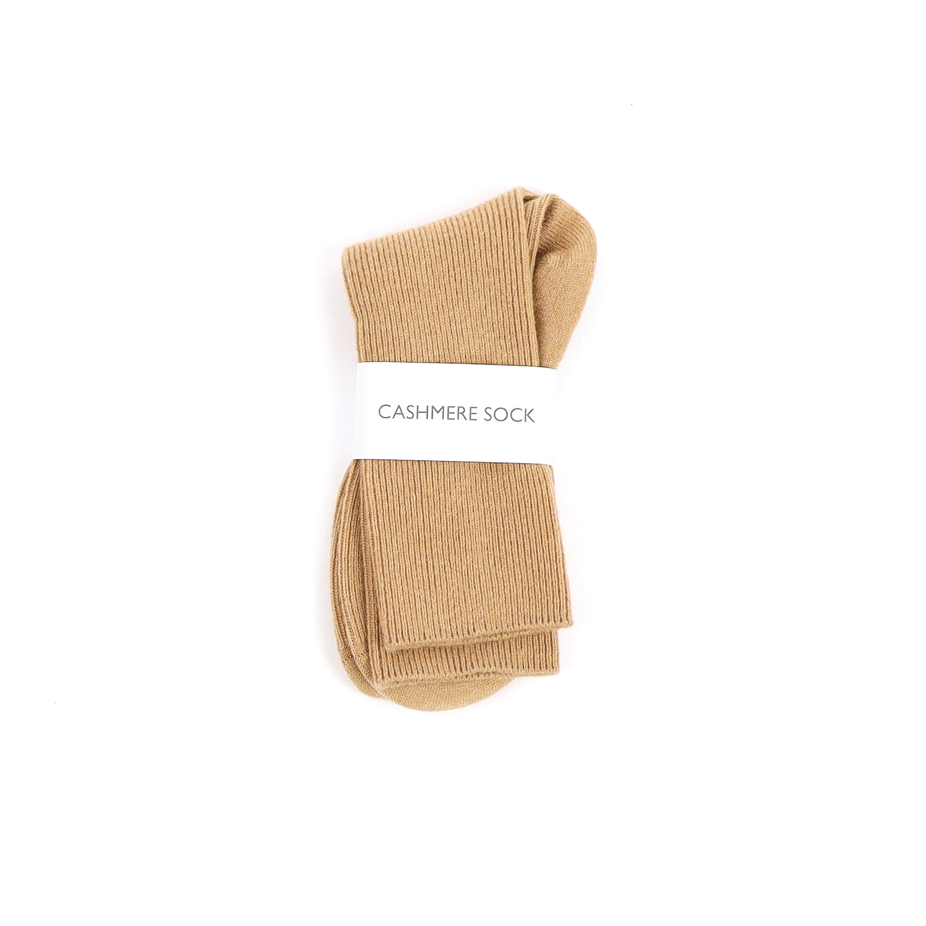 Brand New Scottish Camel Brown Ladies Cashmere Every Day Socks