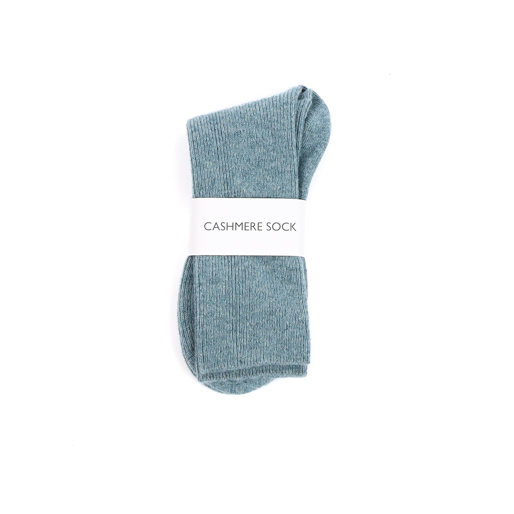Brand New Scottish Duck Egg Blue Ladies Cashmere Every Day Socks