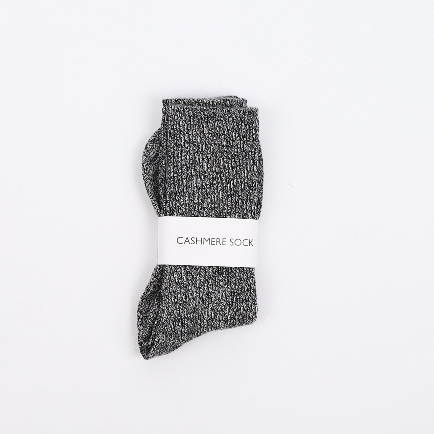 Brand New Scottish Black Marl Ladies Cashmere Every Day Socks