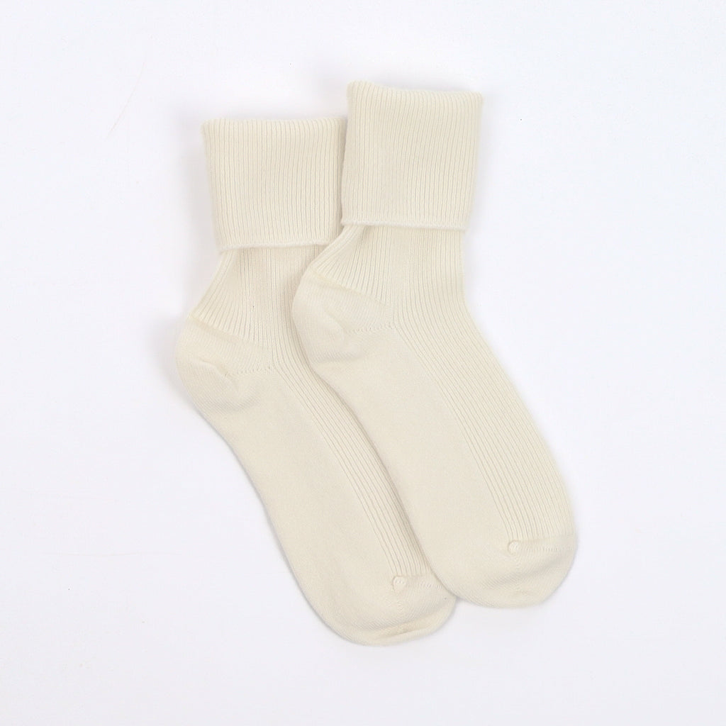 Brand New Scottish Winter White Ladies Cashmere Every Day Socks