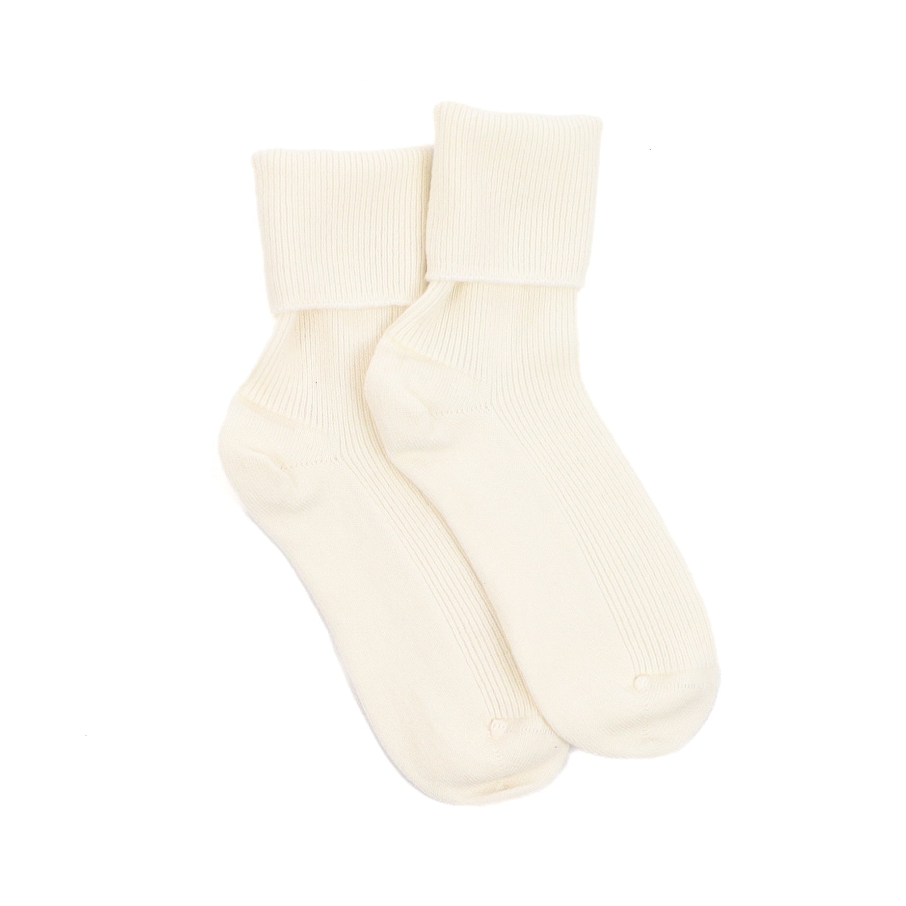 Brand New Scottish Winter White Ladies Cashmere Every Day Socks