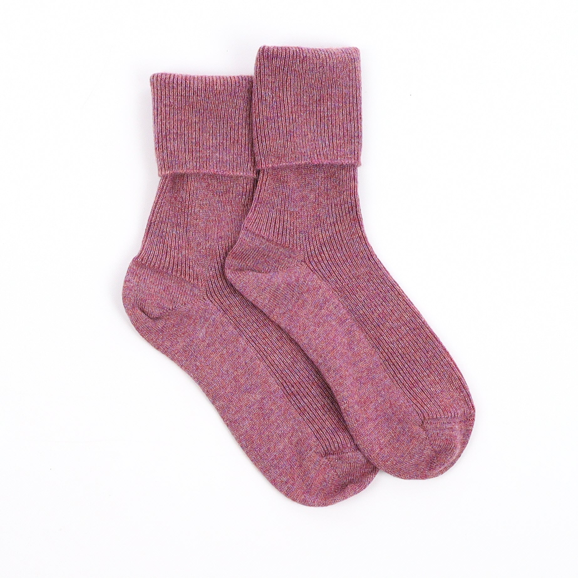 Brand New Scottish Heather Marl Ladies Cashmere Every Day Socks