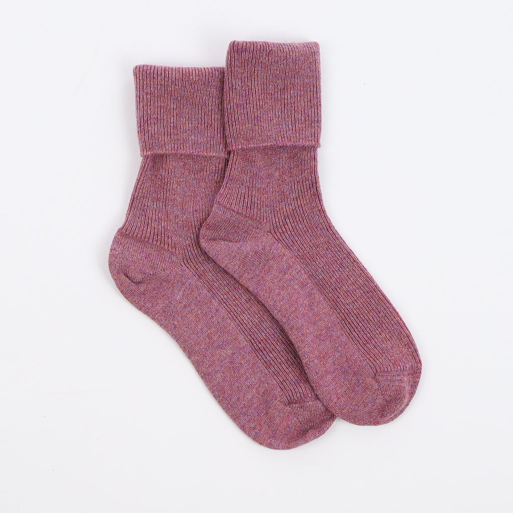 Brand New Scottish Heather Marl Ladies Cashmere Every Day Socks