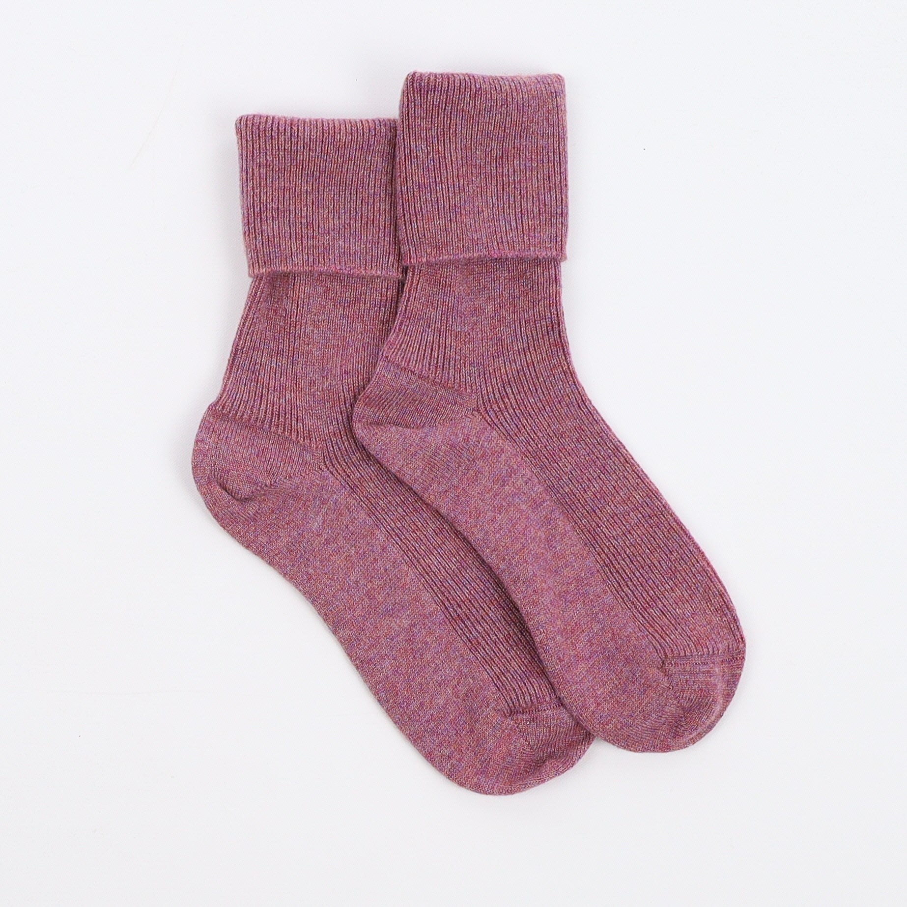Brand New Scottish Heather Marl Ladies Cashmere Every Day Socks