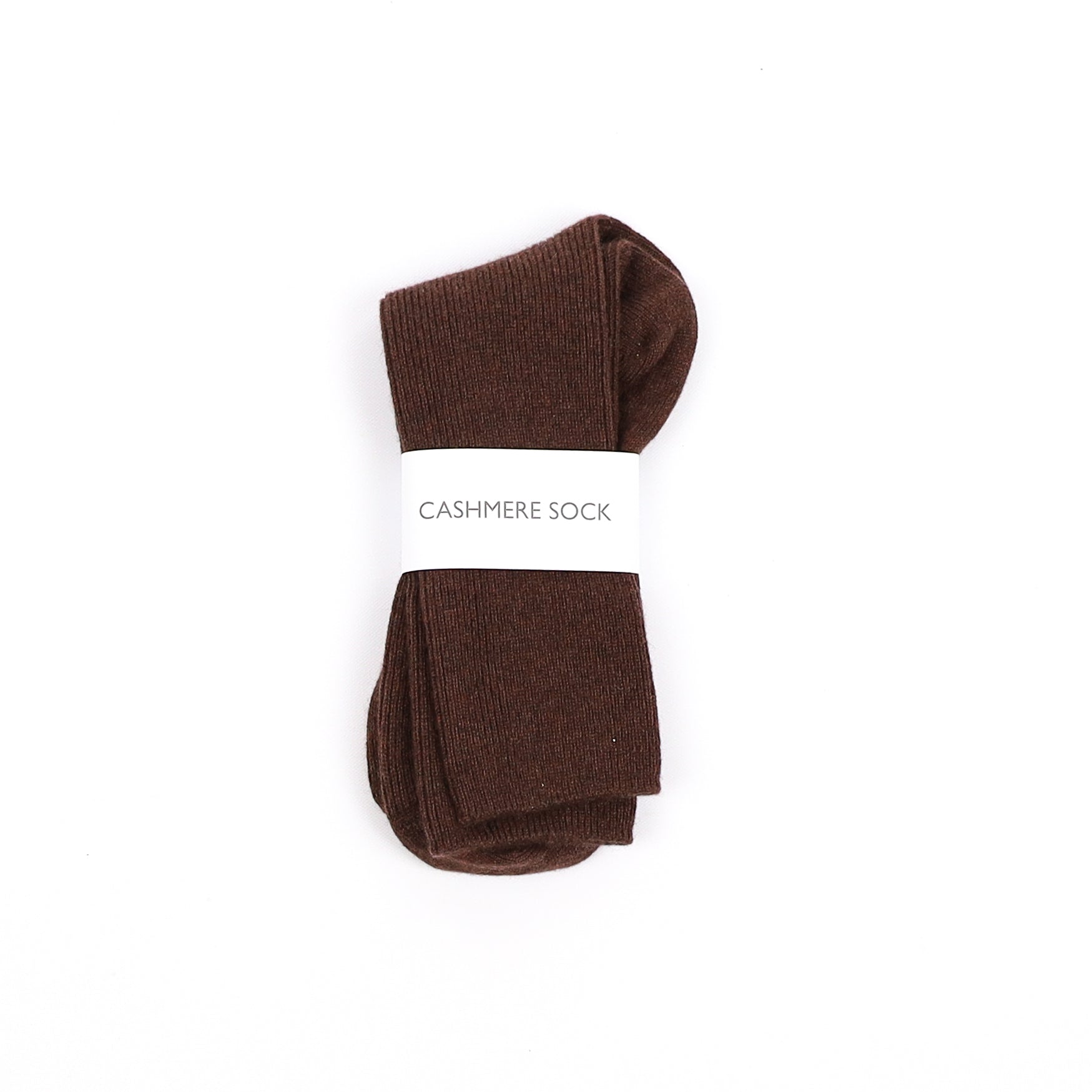 Brand New Scottish Chocolate Brown Ladies Cashmere Every Day Socks