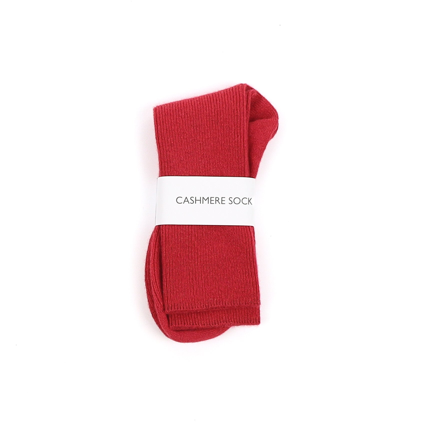 Brand New Scottish Berry Red Ladies Cashmere Every Day Socks