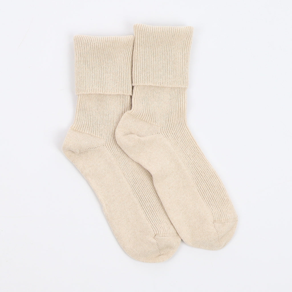 Brand New Scottish Oatmeal Ladies Cashmere Every Day Socks