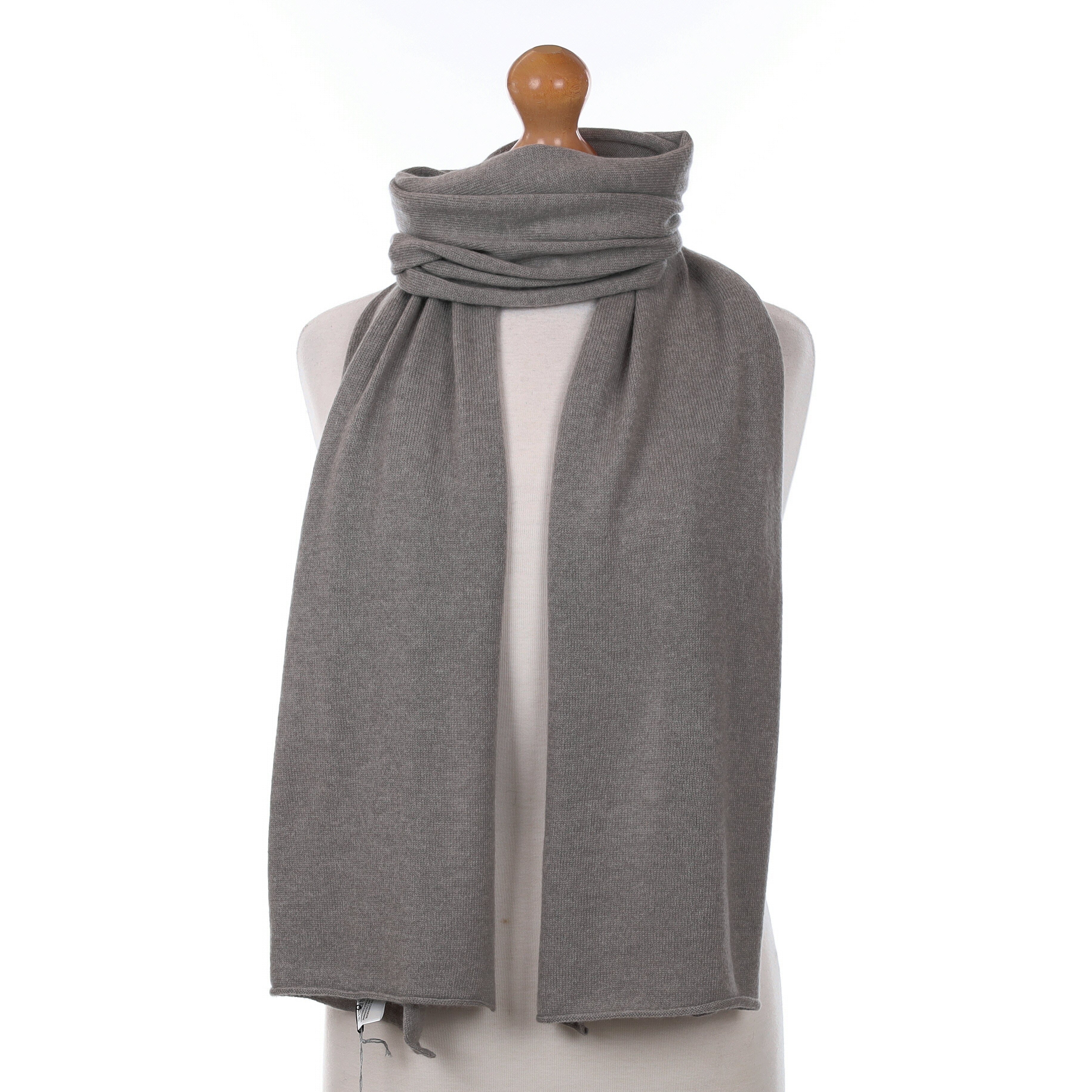Brand New Scottish Mink Cashmere Knitted Scarf