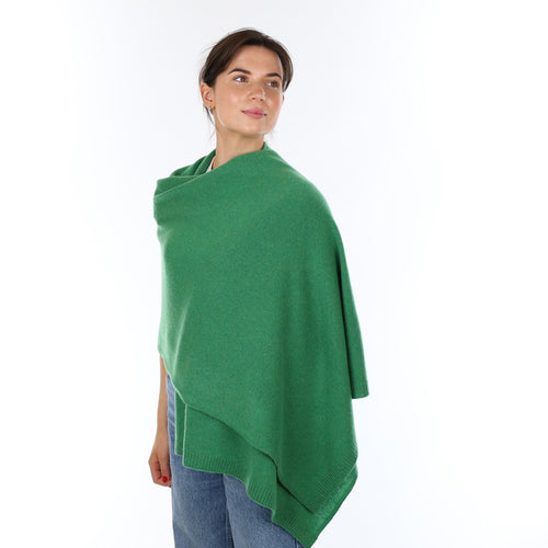 Brand New Jade Green Recycled Cashmere Wrap