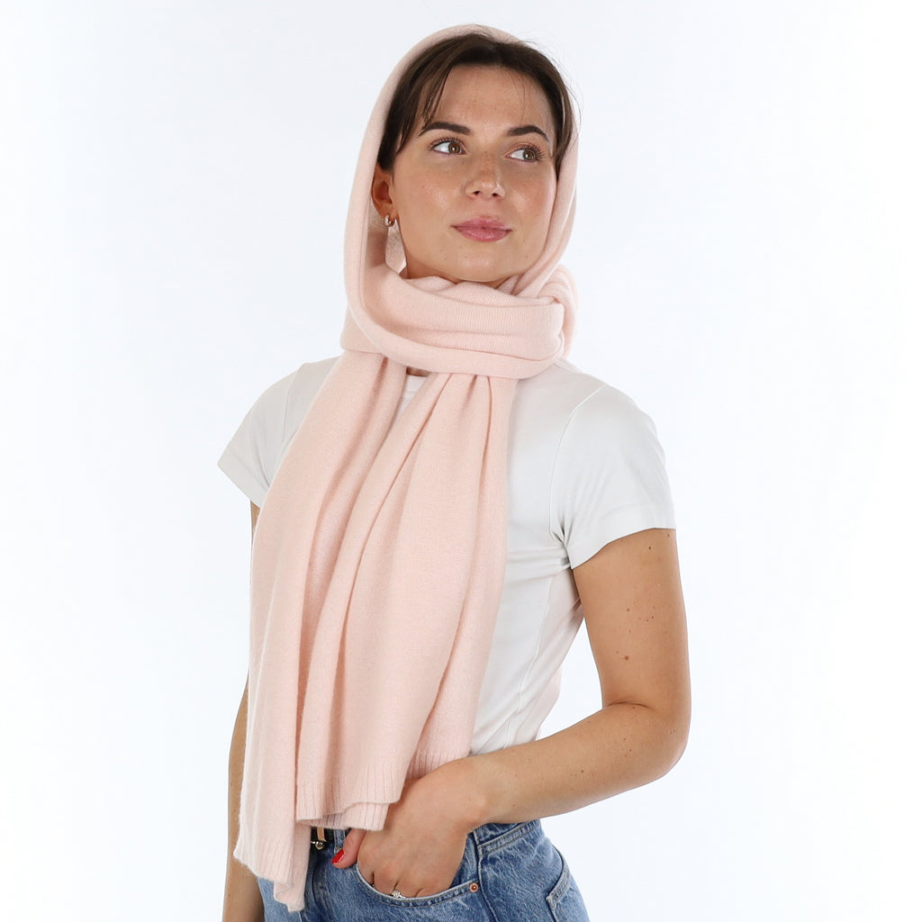 Brand New Ice Pink Recycled Cashmere Wrap