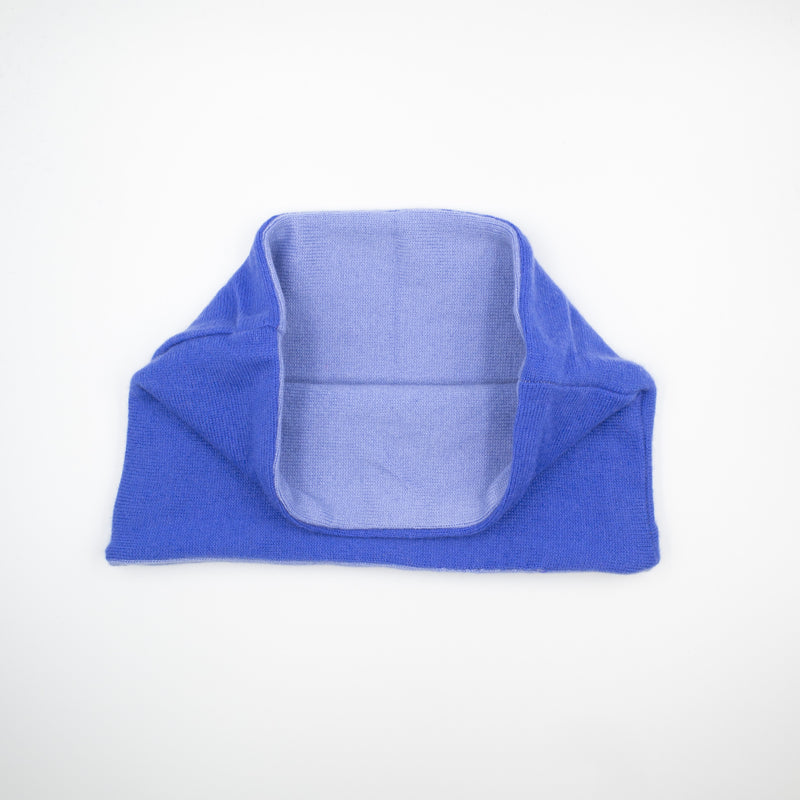 Bluebell and Pale Purple Neck Warmer