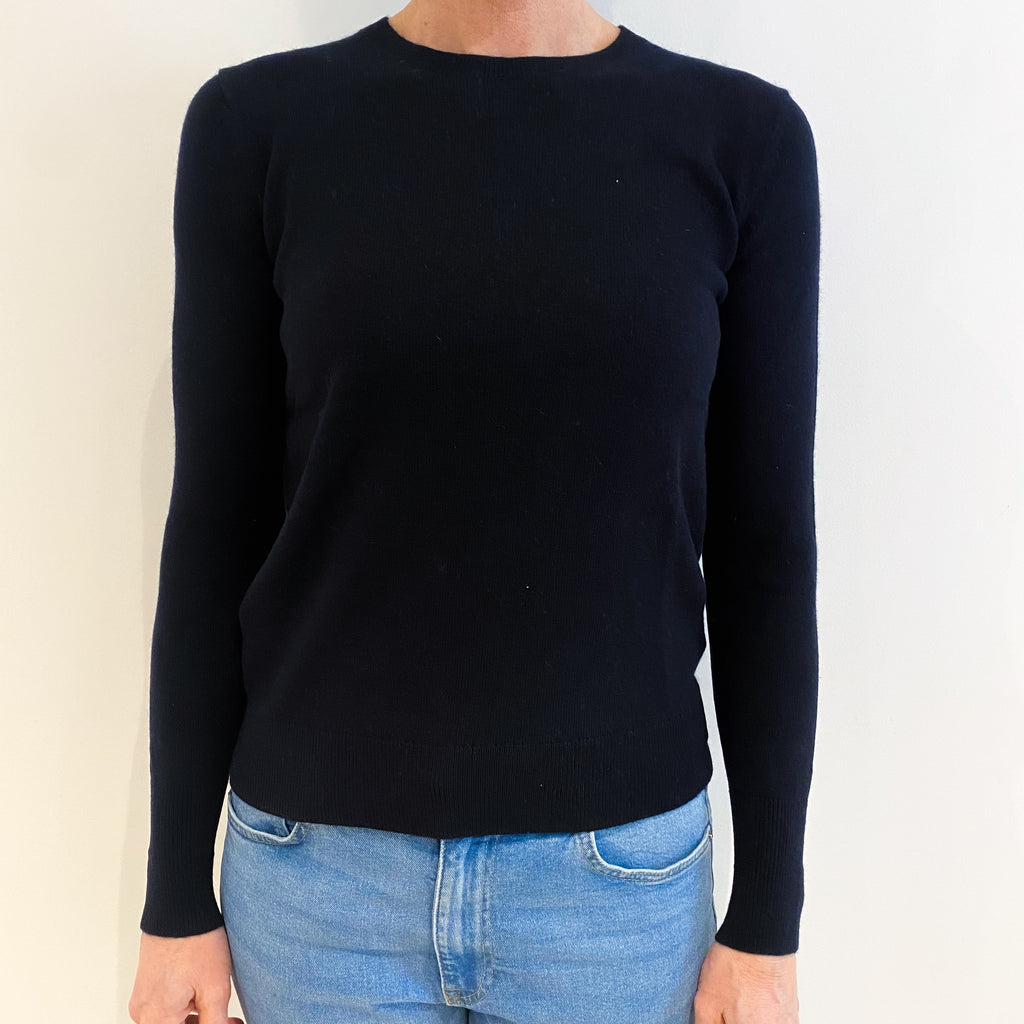Everlane Midnight Navy Cashmere Crew Neck Jumper Small