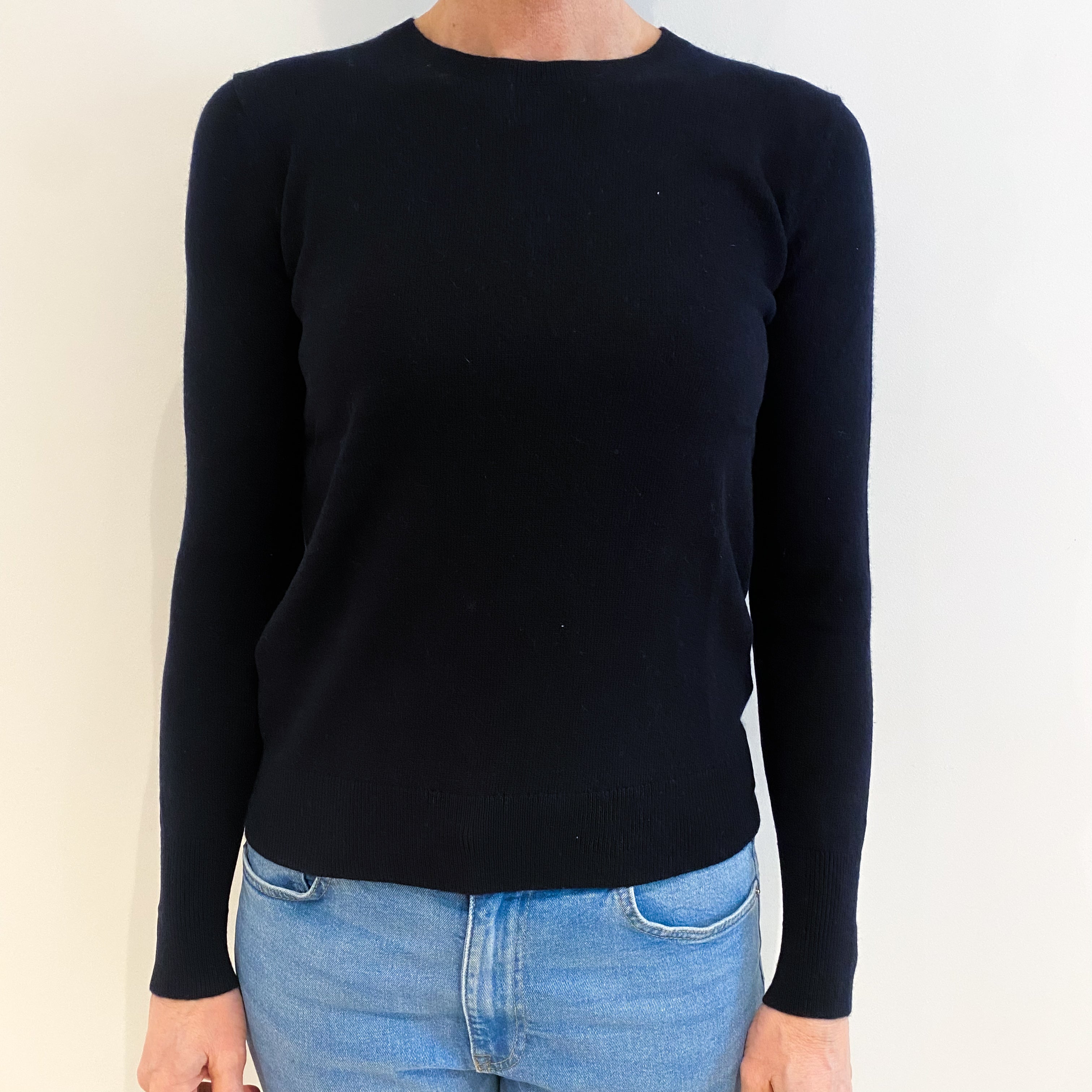 Everlane Midnight Navy Cashmere Crew Neck Jumper Small