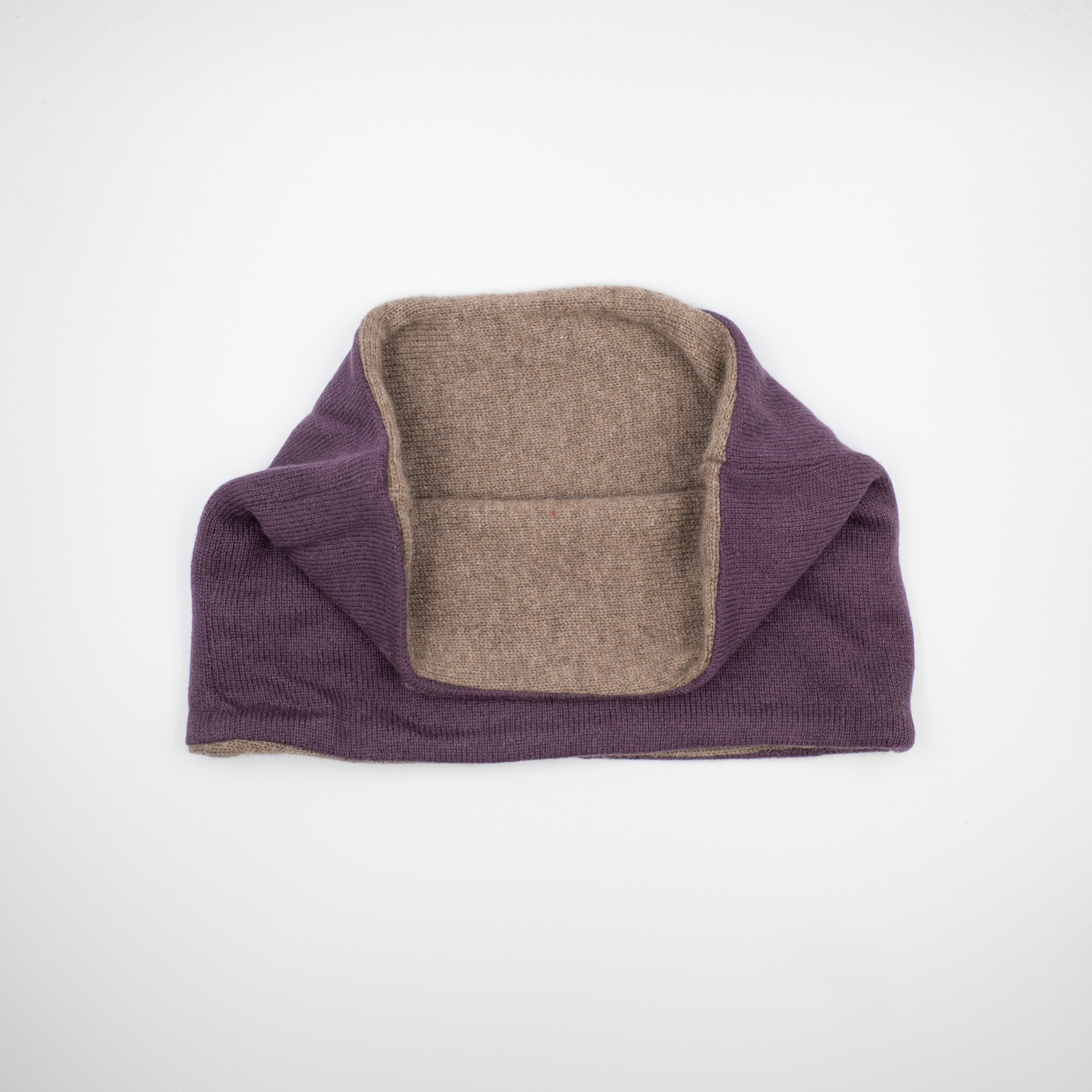 Men’s Blueberry Purple and Mocha Neck Warmer