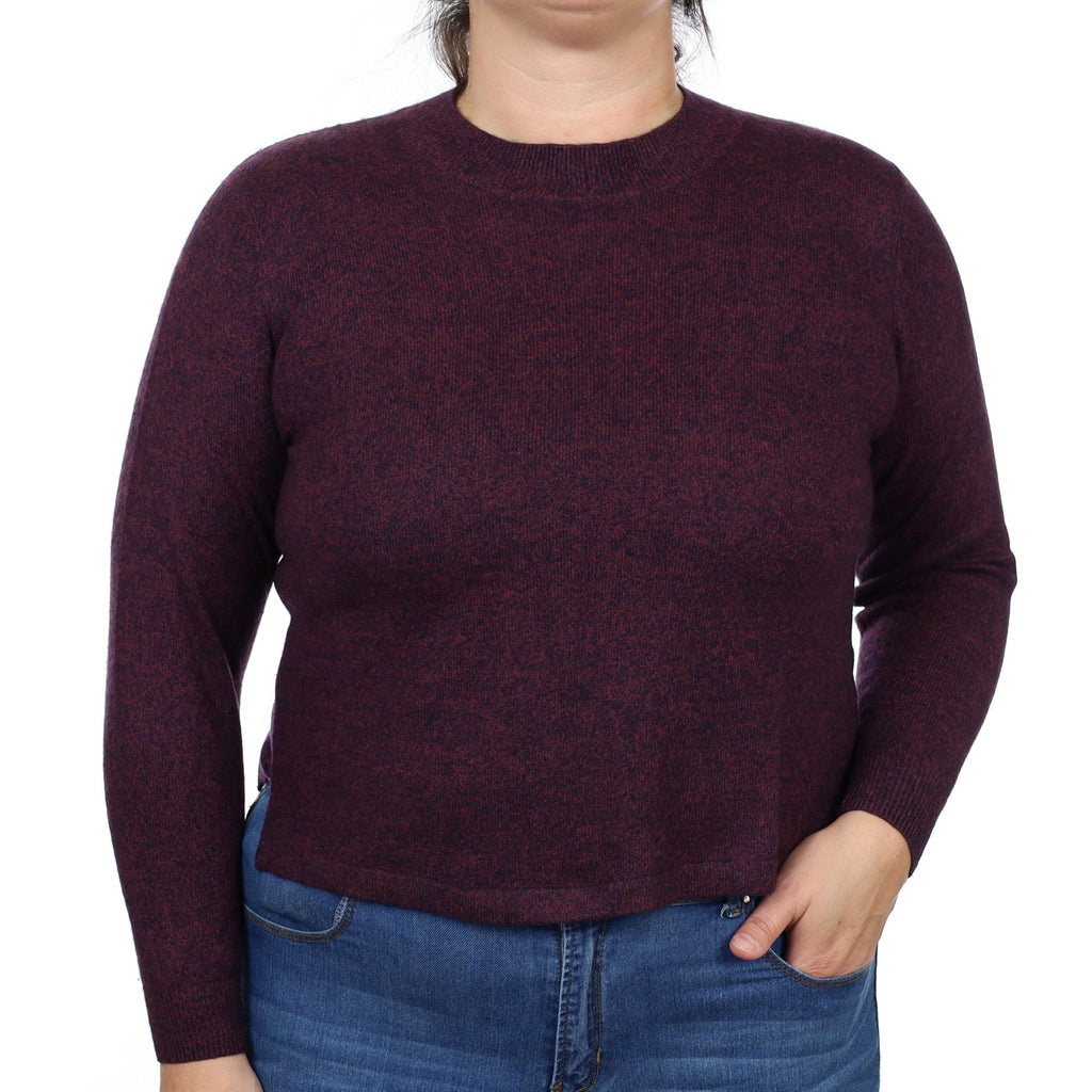 Mulberry Marl Cashmere Turtle Neck Jumper Large