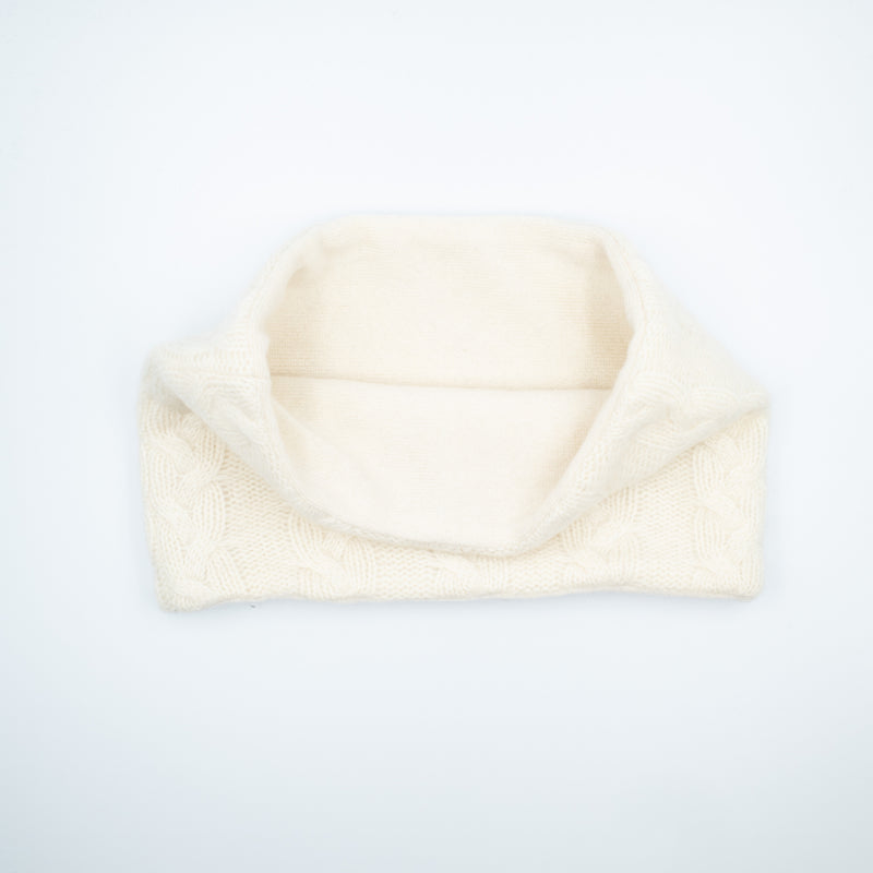 Cream Cable Neck Warmer
