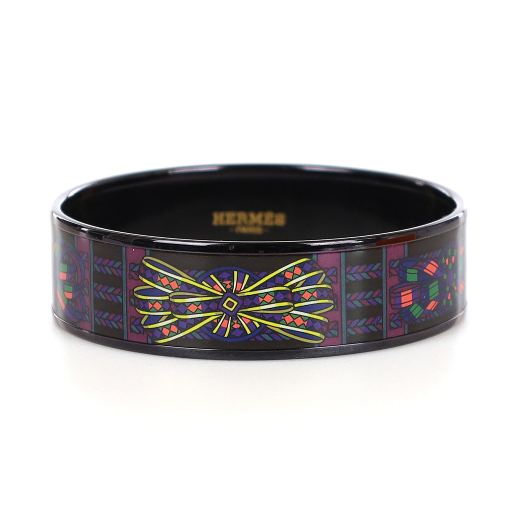 Pristine Boxed Hermès Enamel Bangle Bracelet Medium