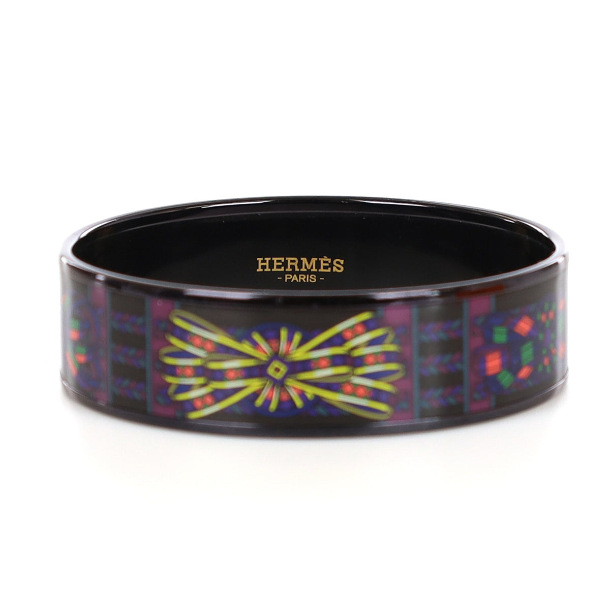 Pristine Boxed Hermès Enamel Bangle Bracelet Medium